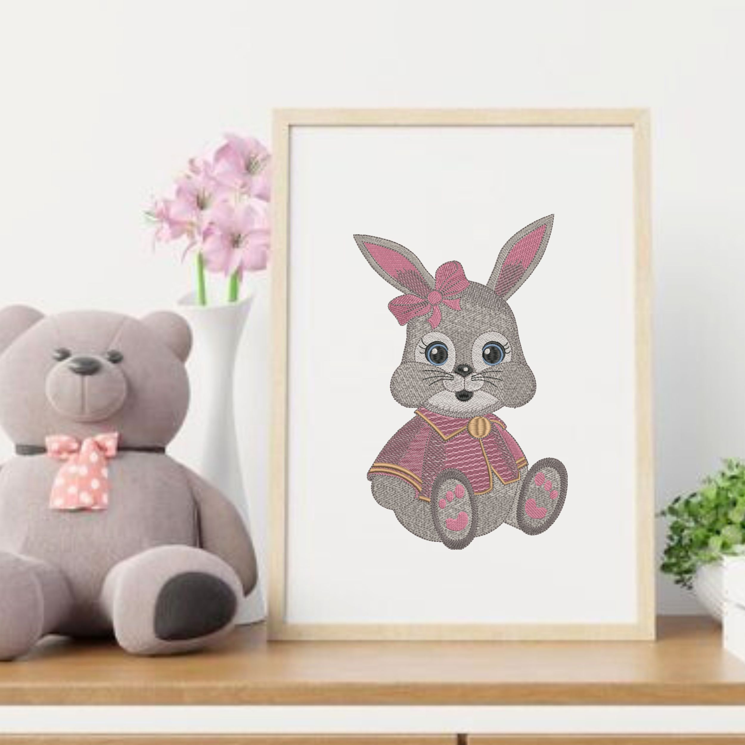 Cute Easter Baby Bunny Girl-11