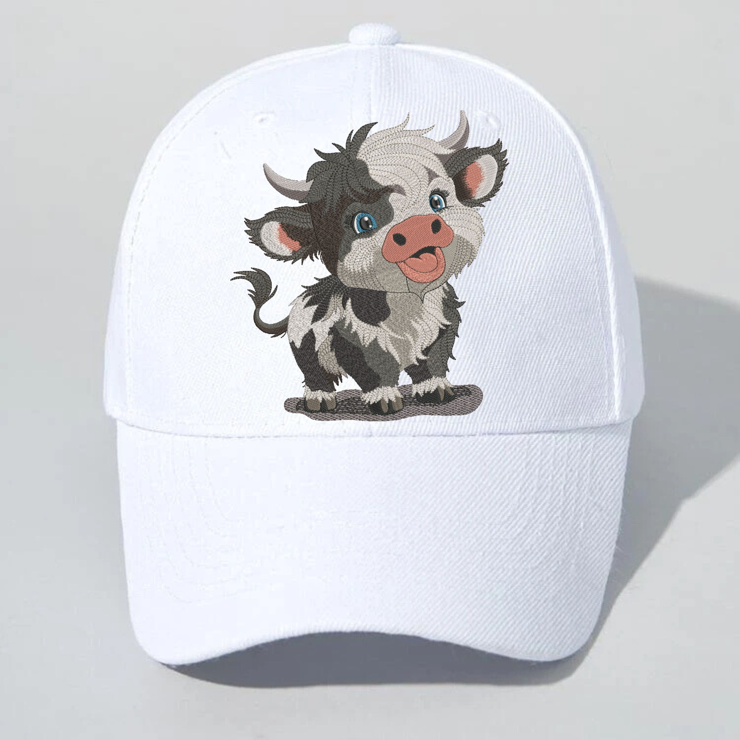 Cute Funny Highland Baby Cow Farm Animal-4