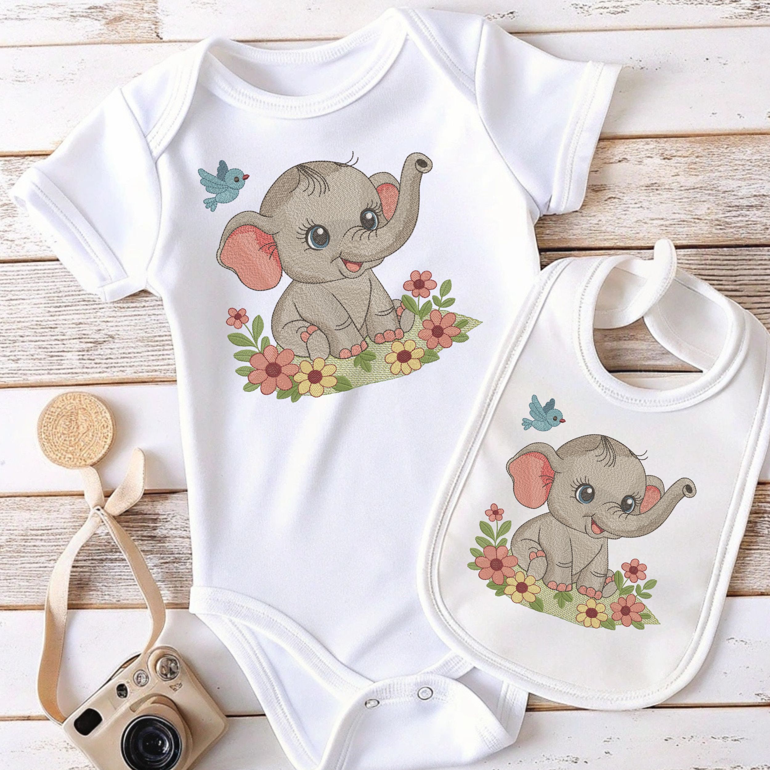 Cute Cartoon Baby Elephant-8