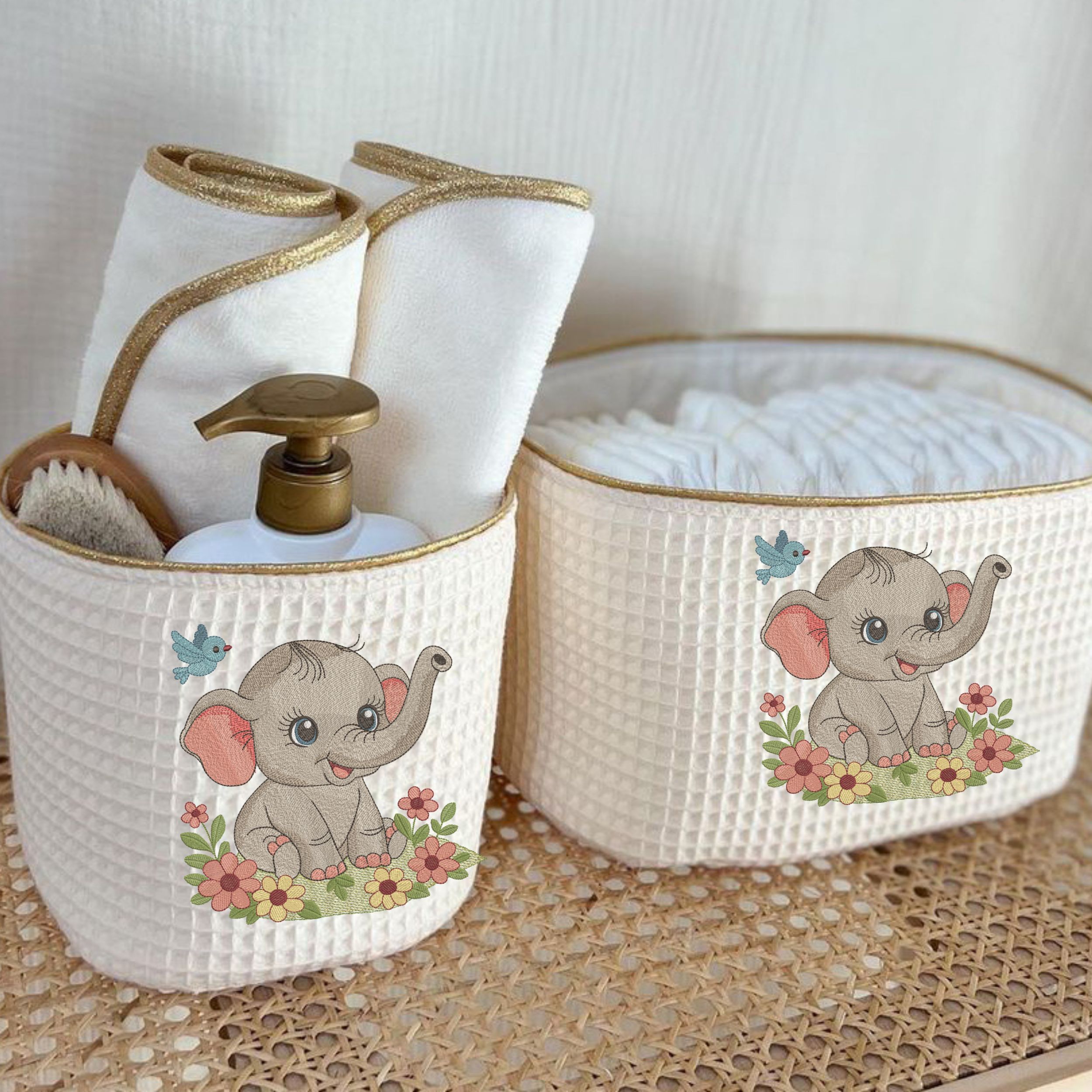 Cute Cartoon Baby Elephant-9