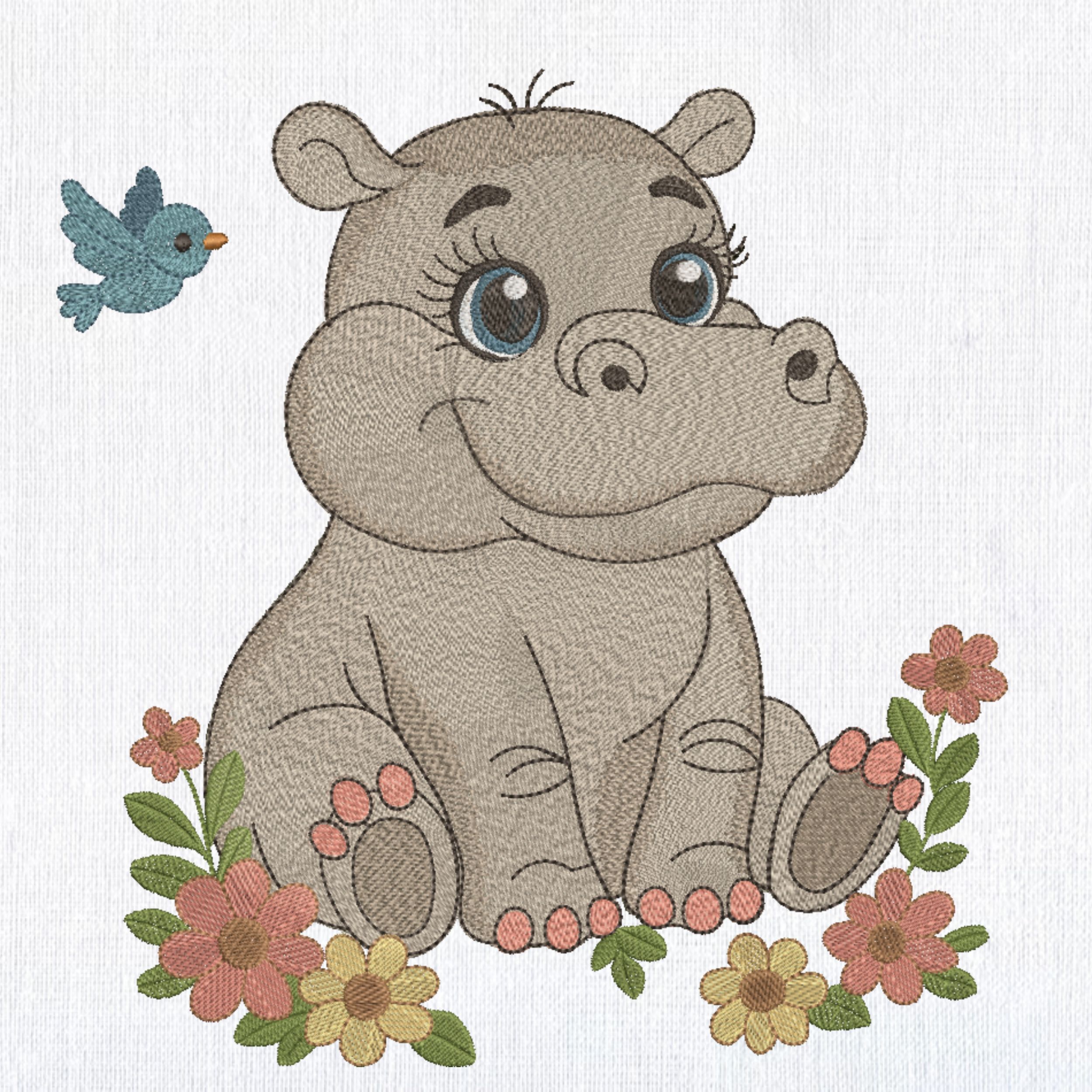 Cute Baby Hippo-3