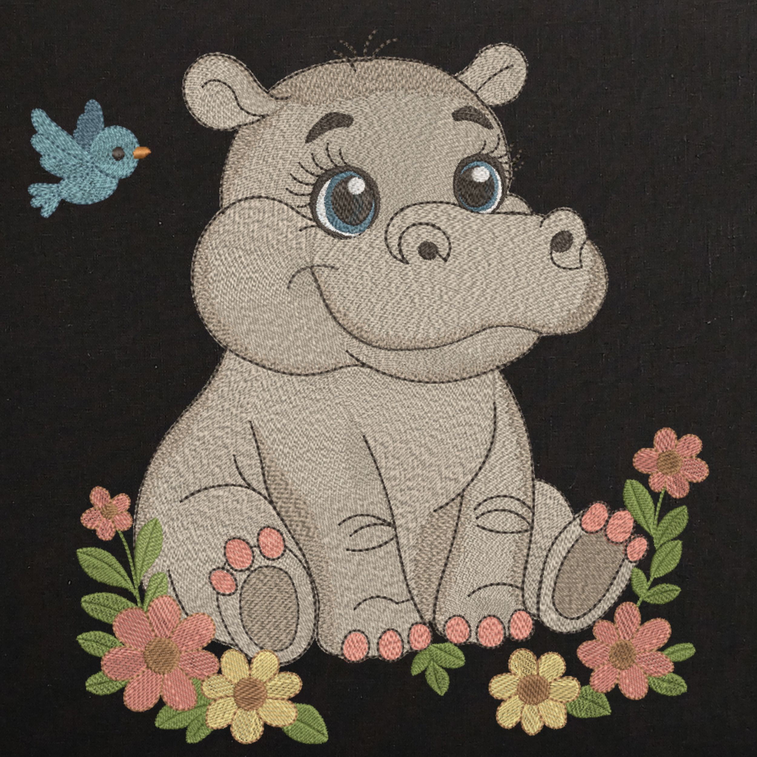 Cute Baby Hippo-4