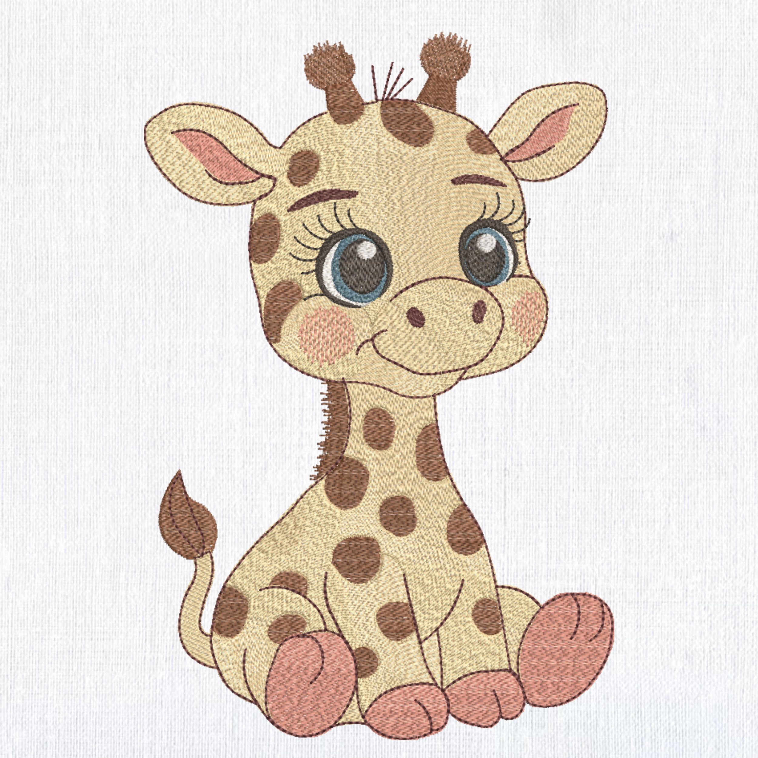 Cute Safari Baby Giraffe-3