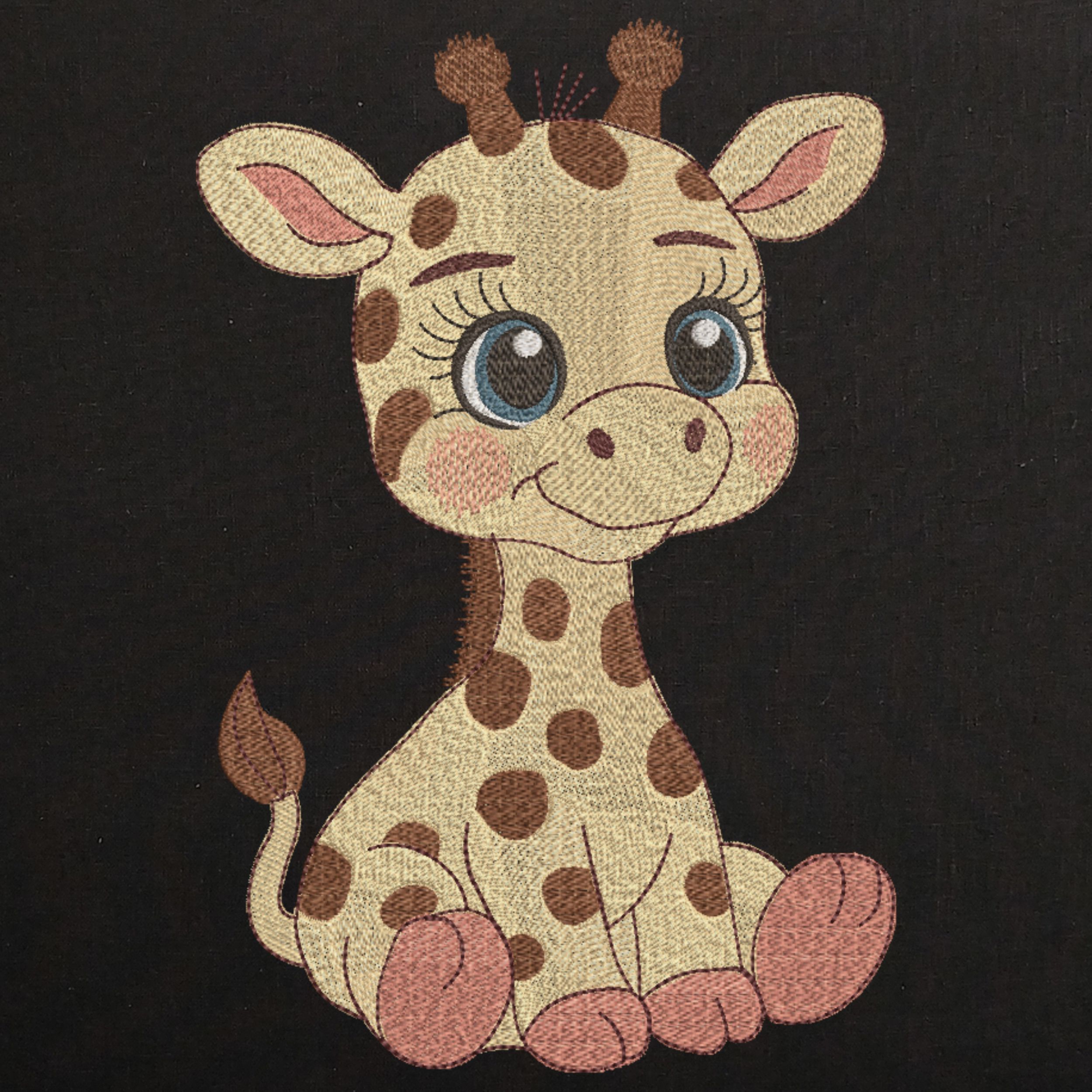 Cute Safari Baby Giraffe-4