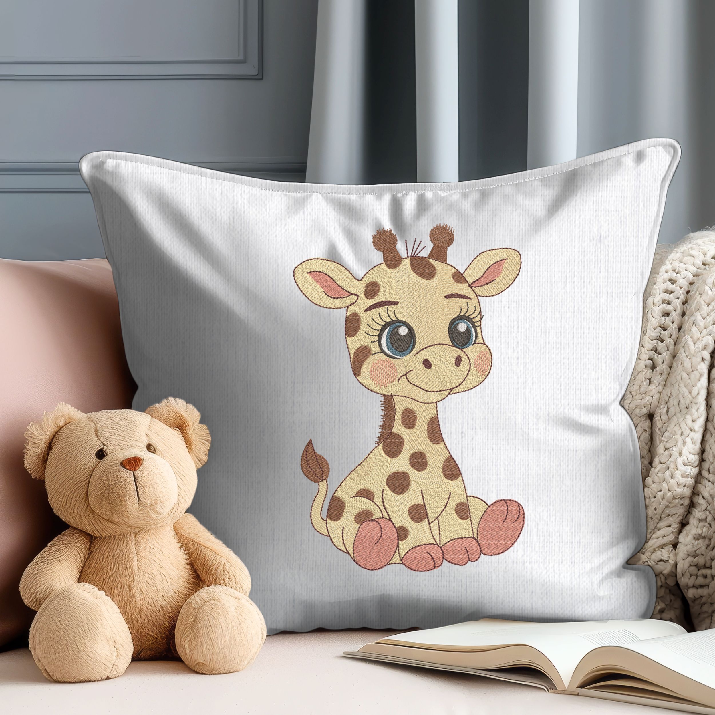Cute Safari Baby Giraffe-6