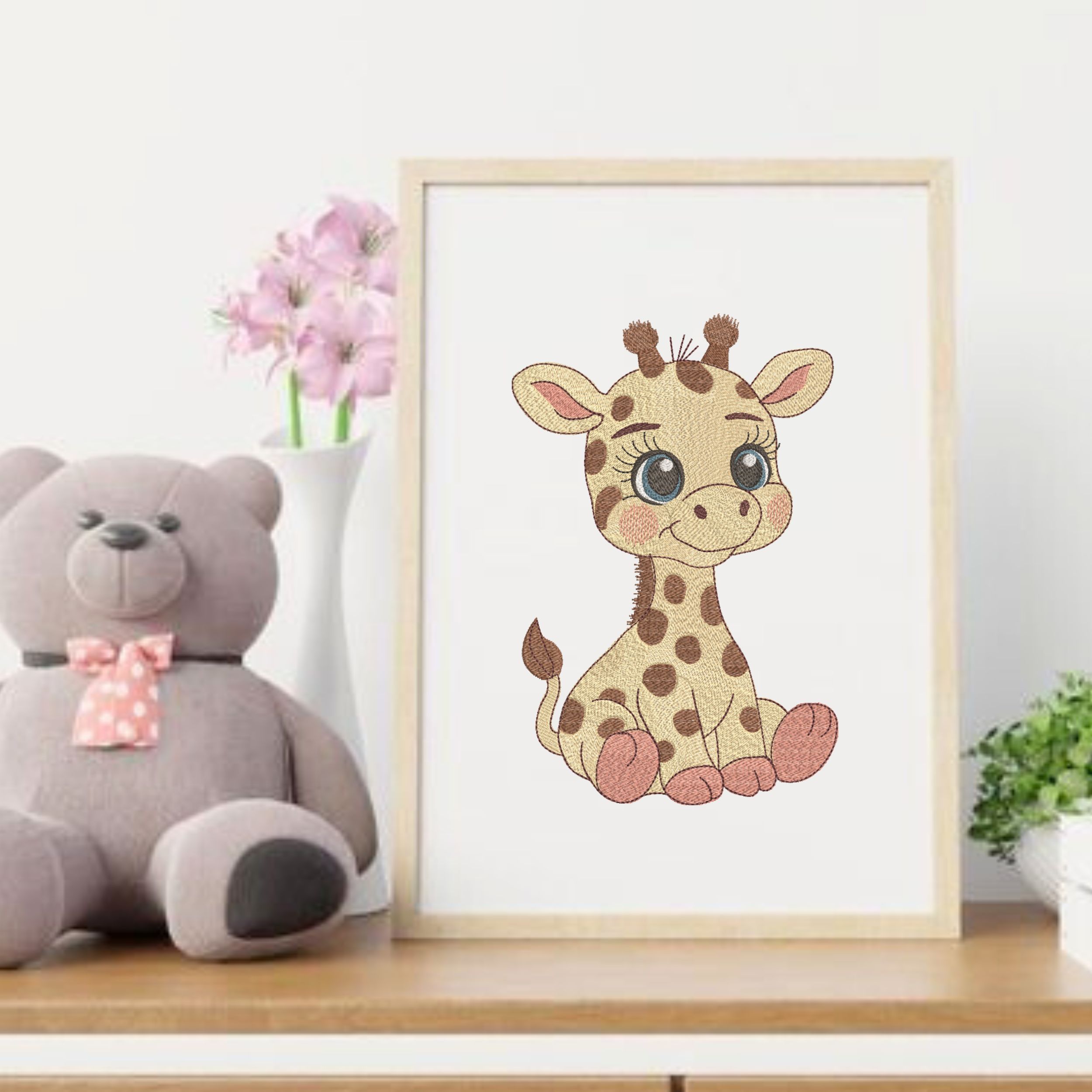 Cute Safari Baby Giraffe-11
