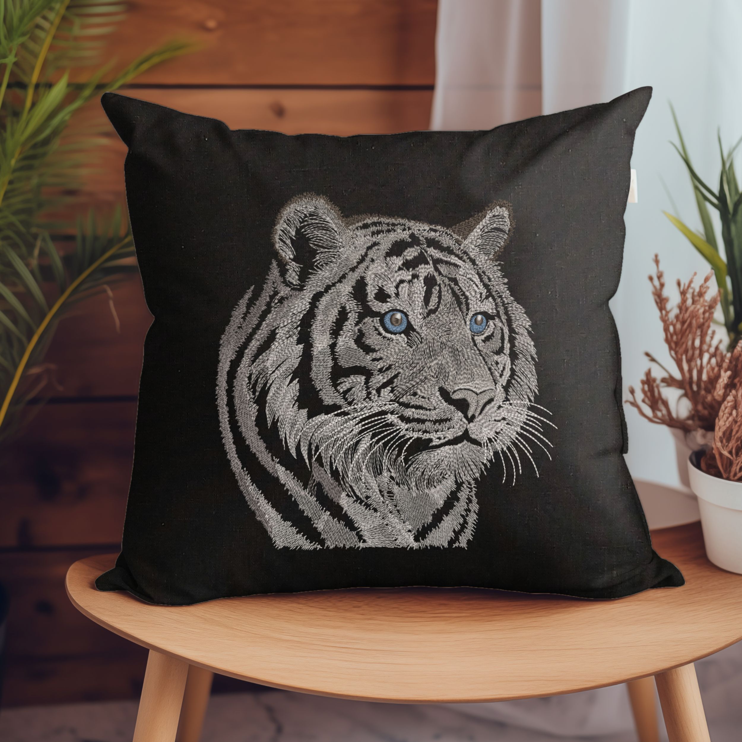 Realistic Bengal Tiger Head-4