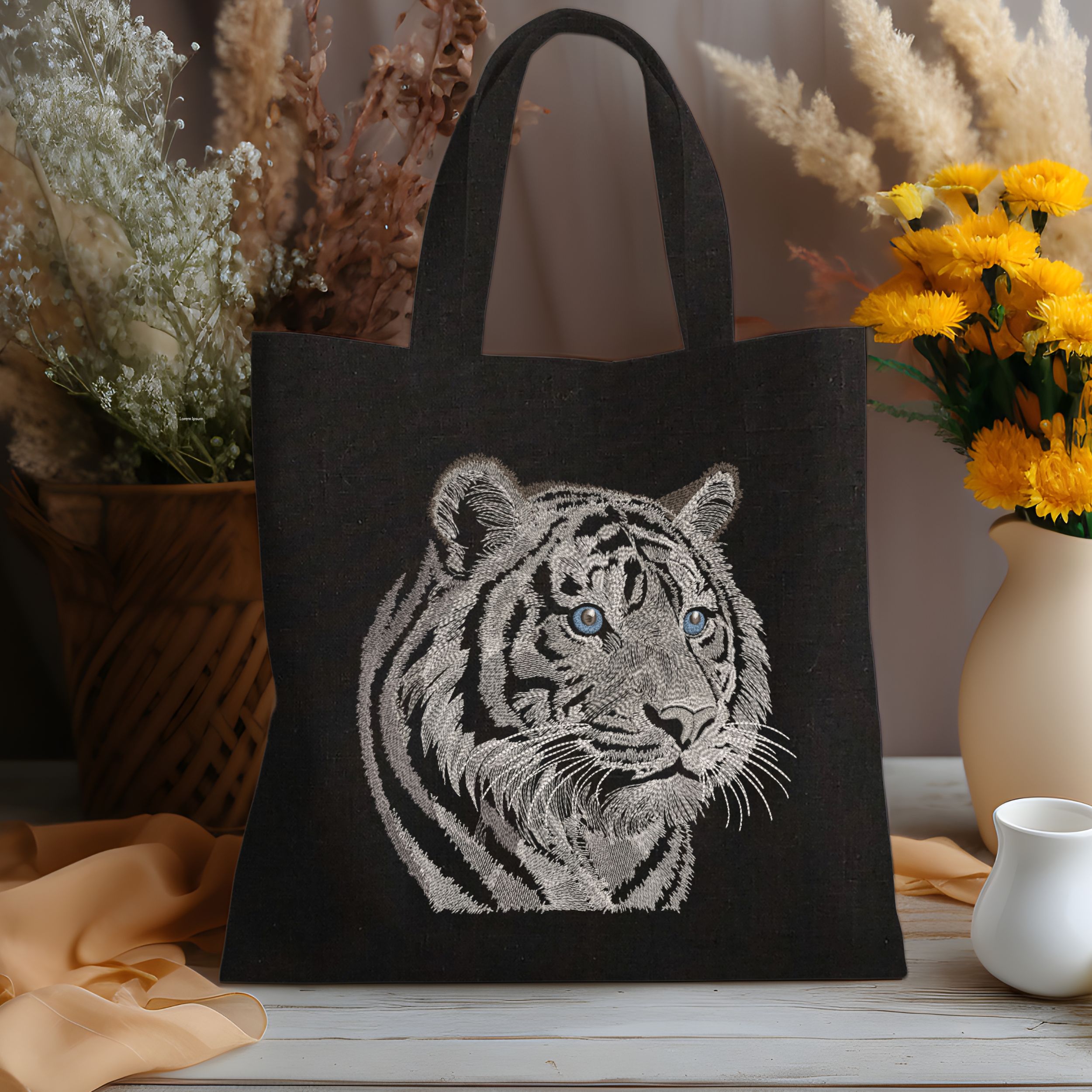 Realistic Bengal Tiger Head-8