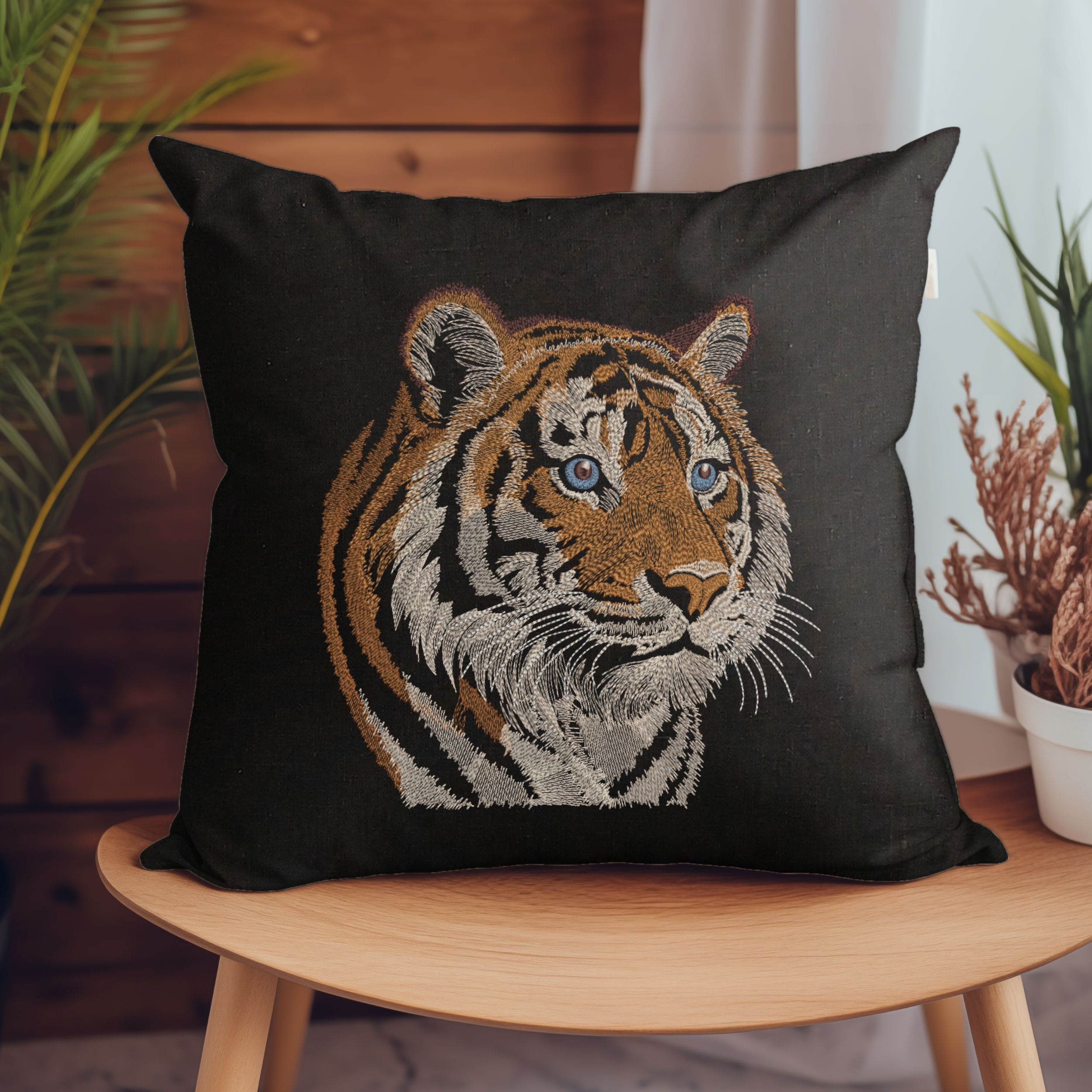 Realistic Tiger Head-3
