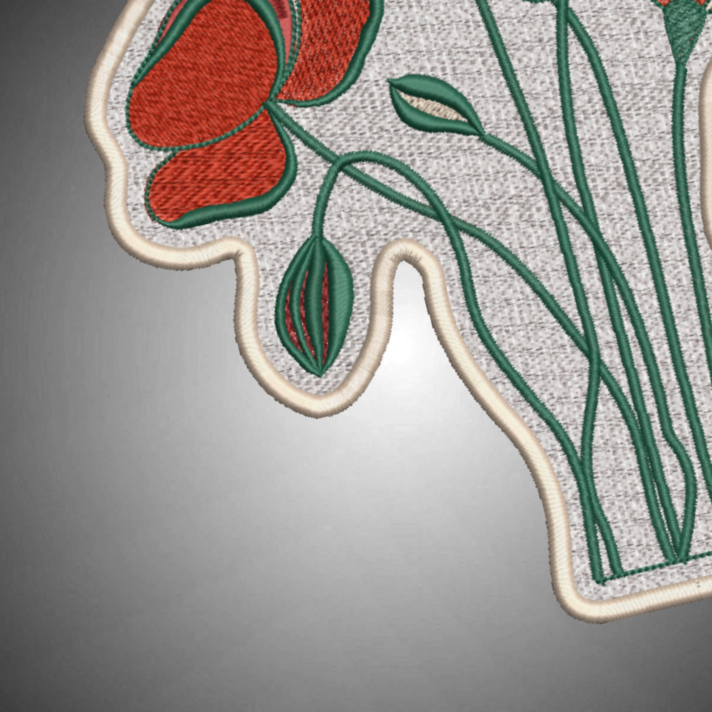 Spring Poppy Flowers Patch-9