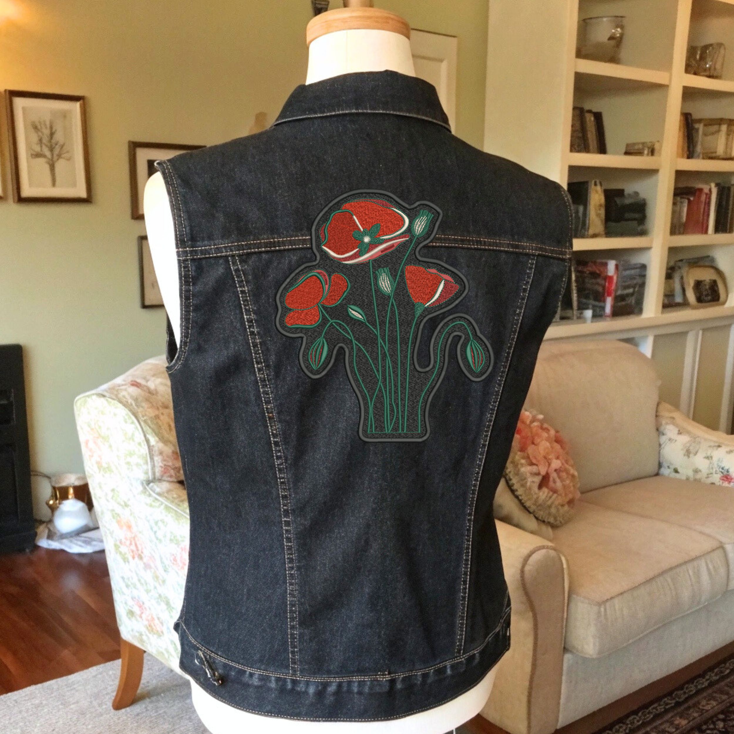 Spring Poppy Flowers Patch-11