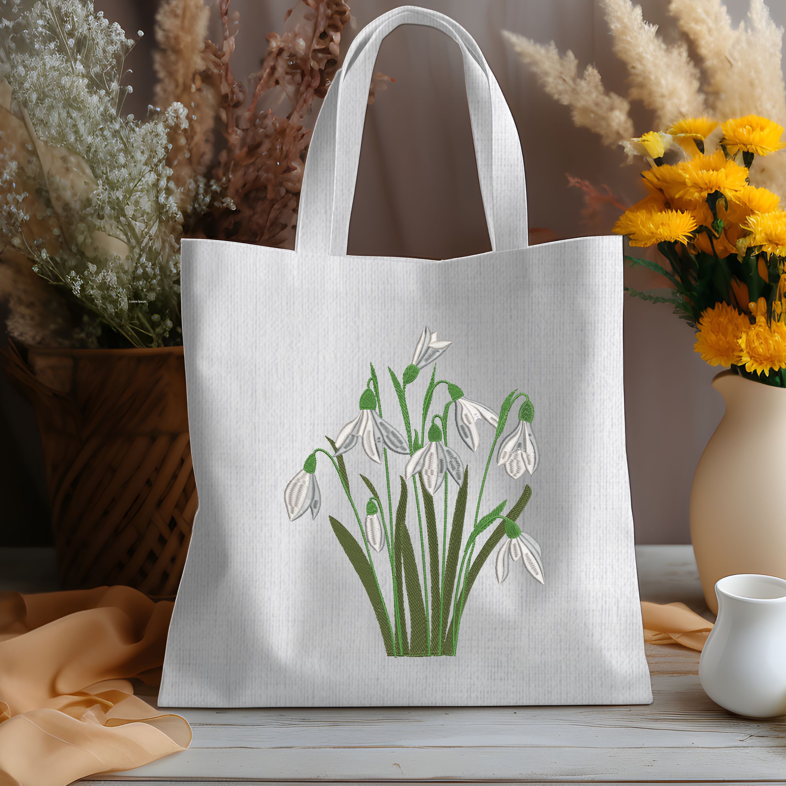 White Flowers Snowdrops-8