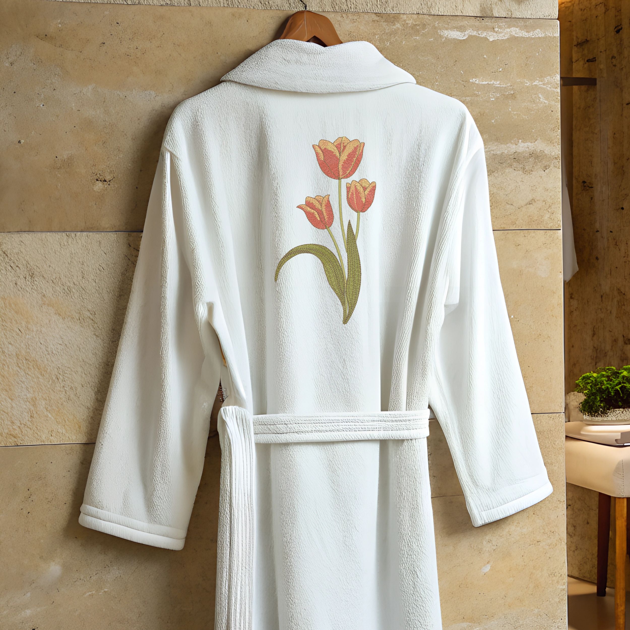 Elegant Spring Three Tulip Flower-11