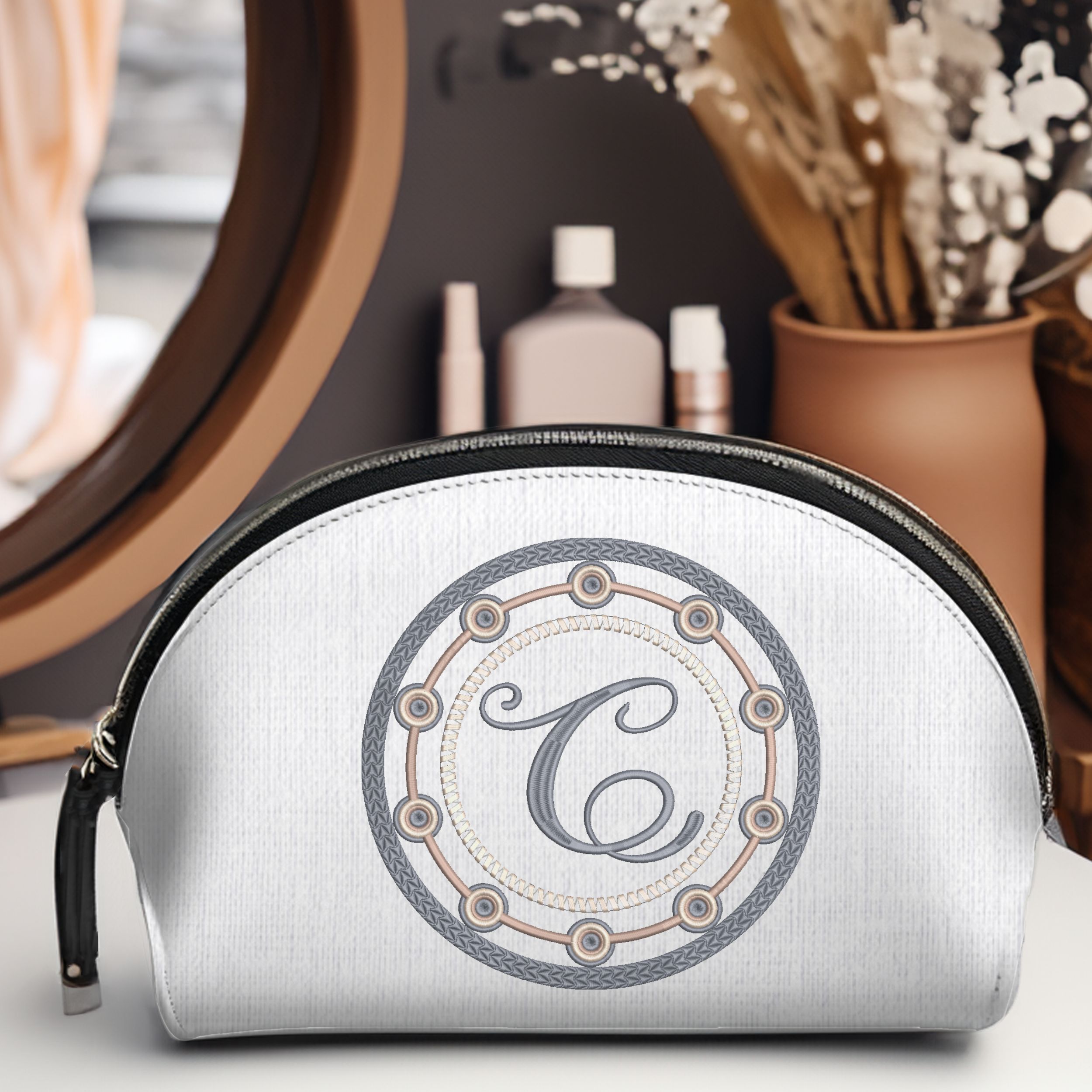 Personalized Monogram Frame Letter C-10