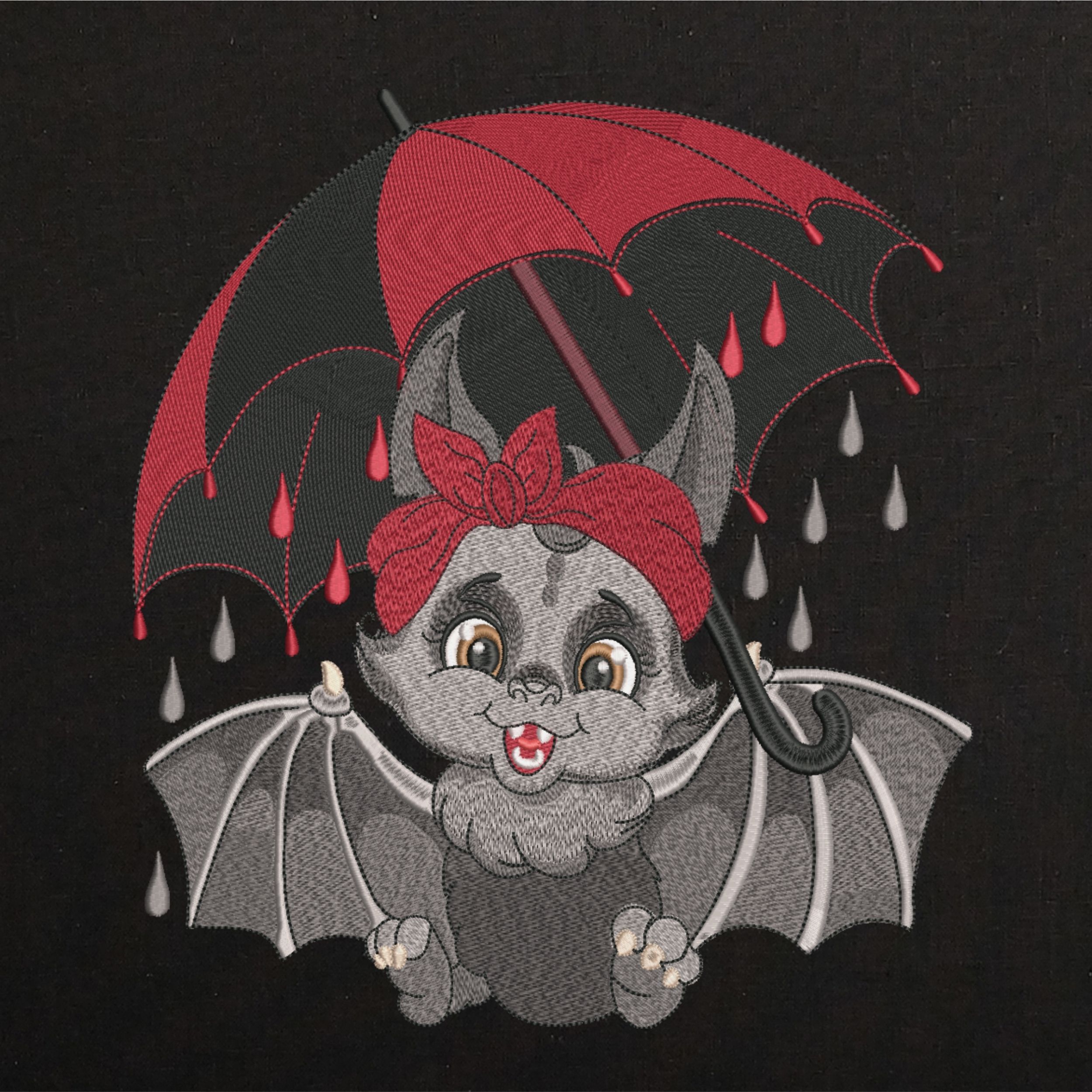Cute Spooky Baby Bat-5