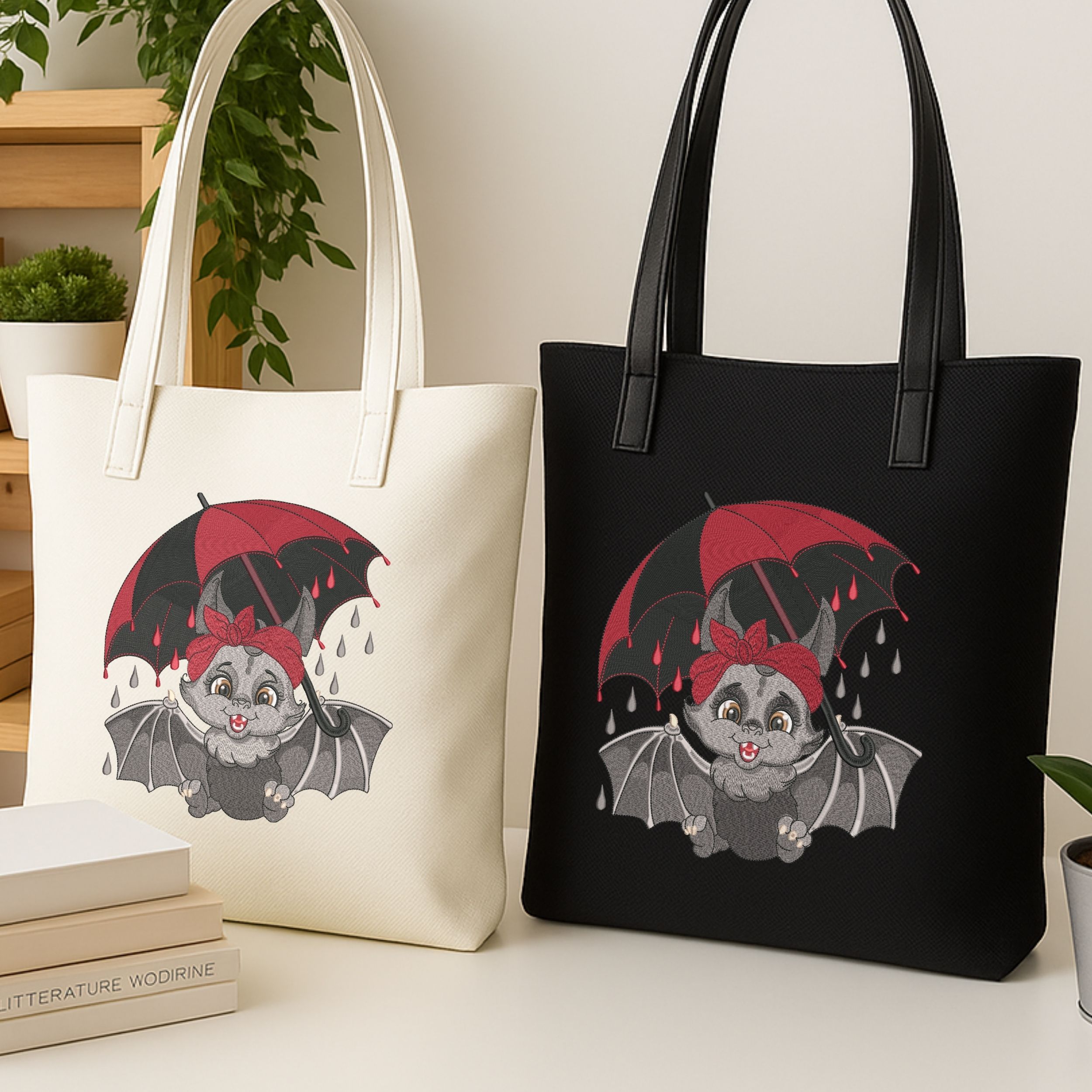 Cute Spooky Baby Bat-12