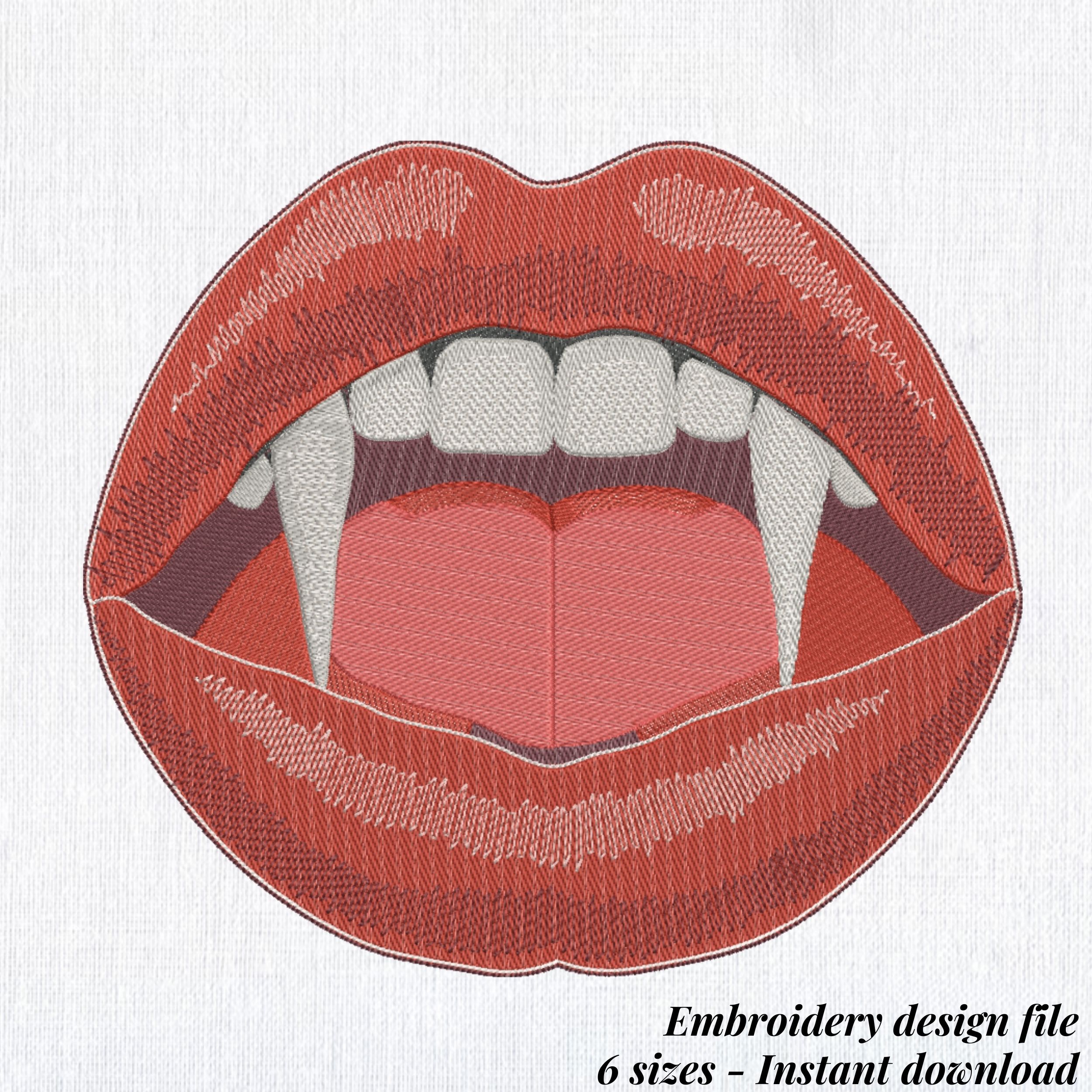 Vampire Lips Gothic Style-4