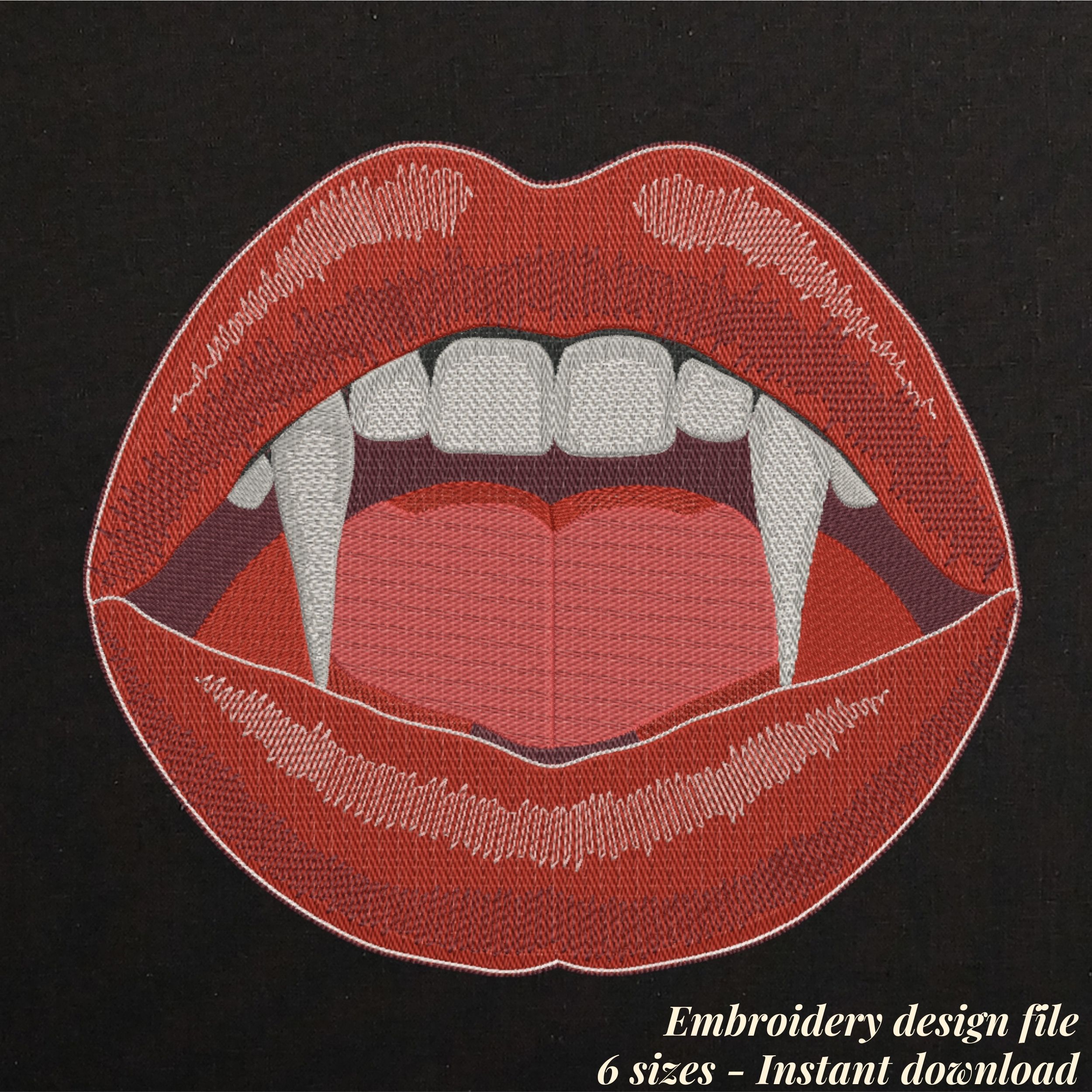 Vampire Lips Gothic Style-5