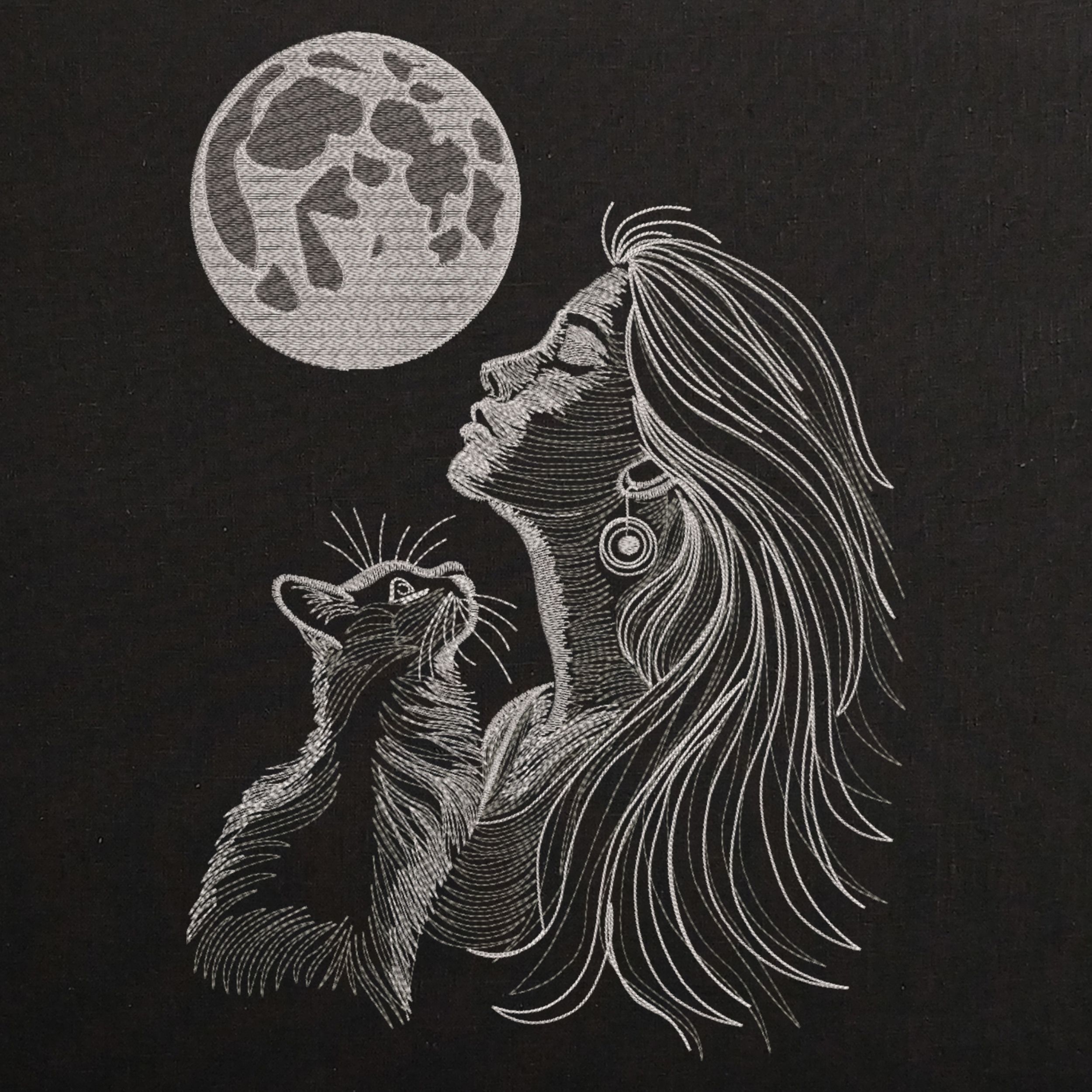 Mystical Moon Witch and Black Cat-3