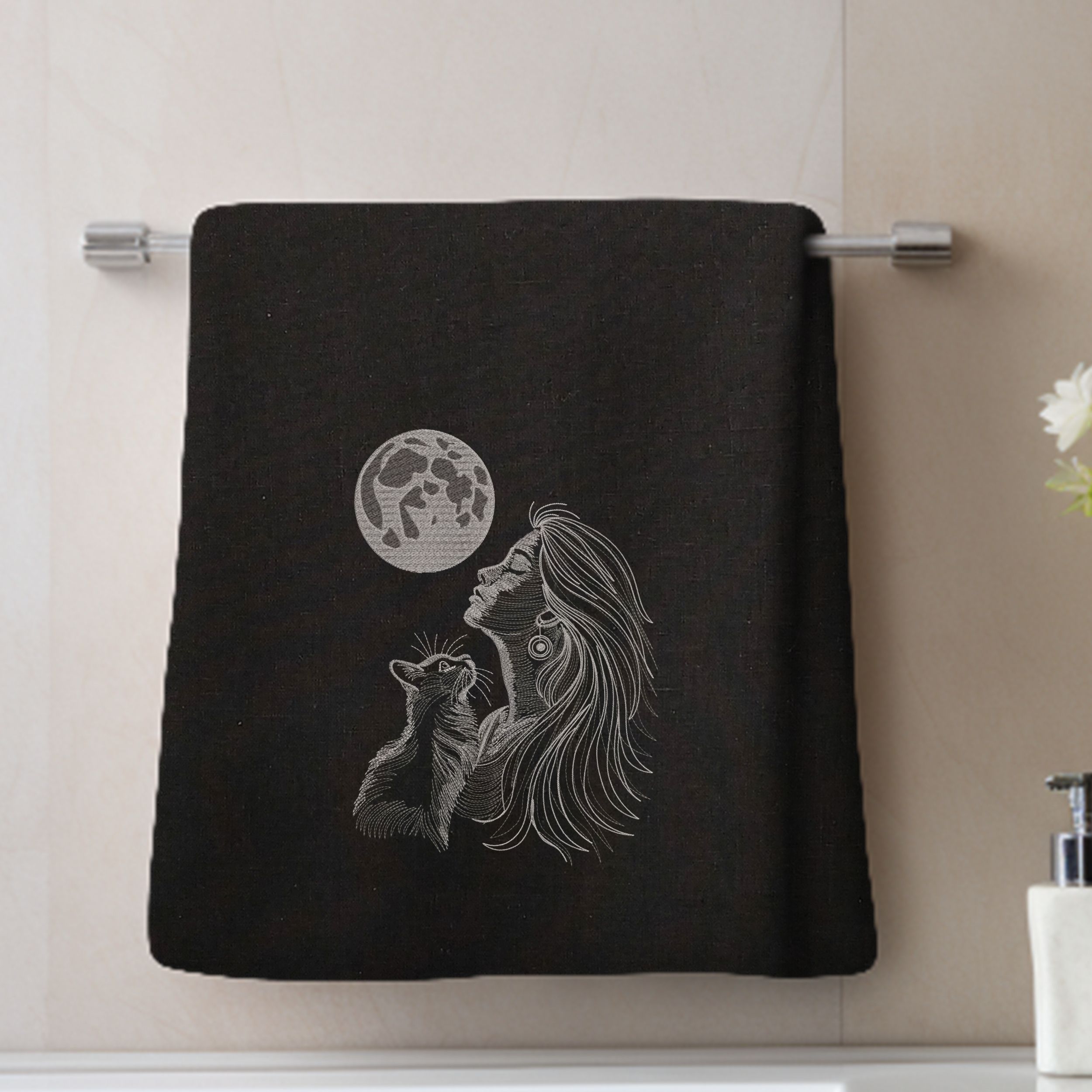 Mystical Moon Witch and Black Cat-7