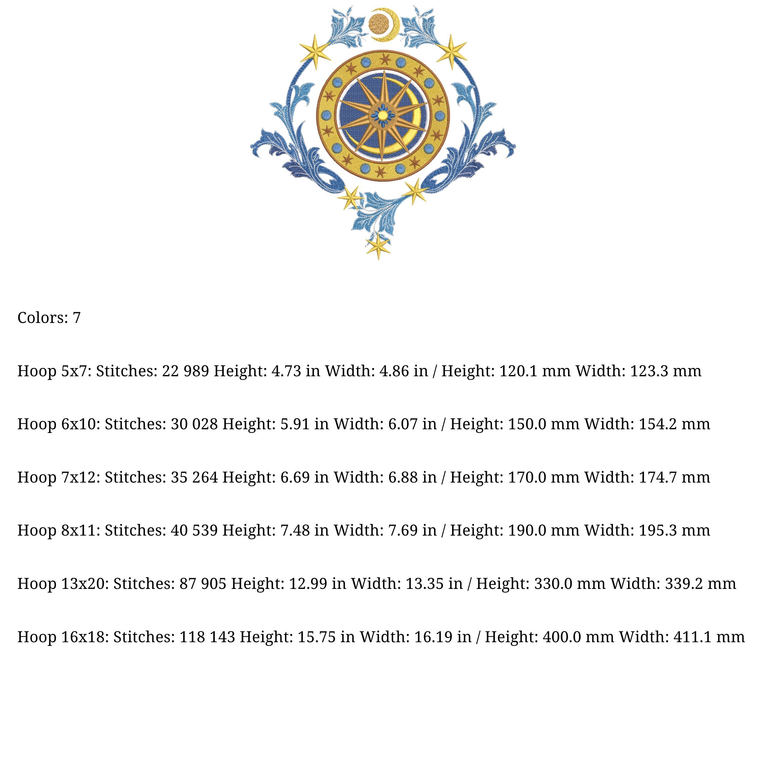 Celestial Goddess with Magic Wheel and Stars-10