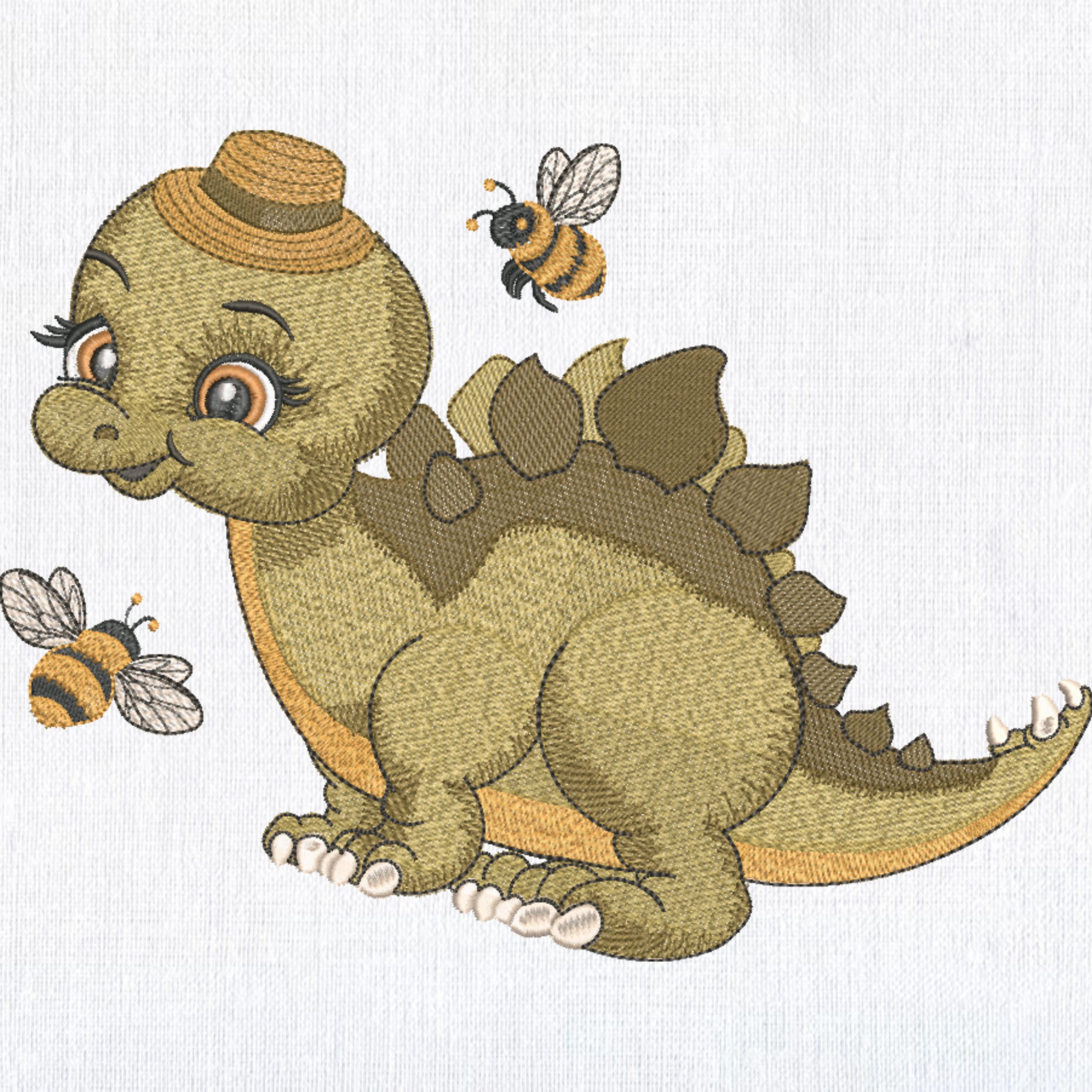 Set 3 Cartoon Dinosaur-5