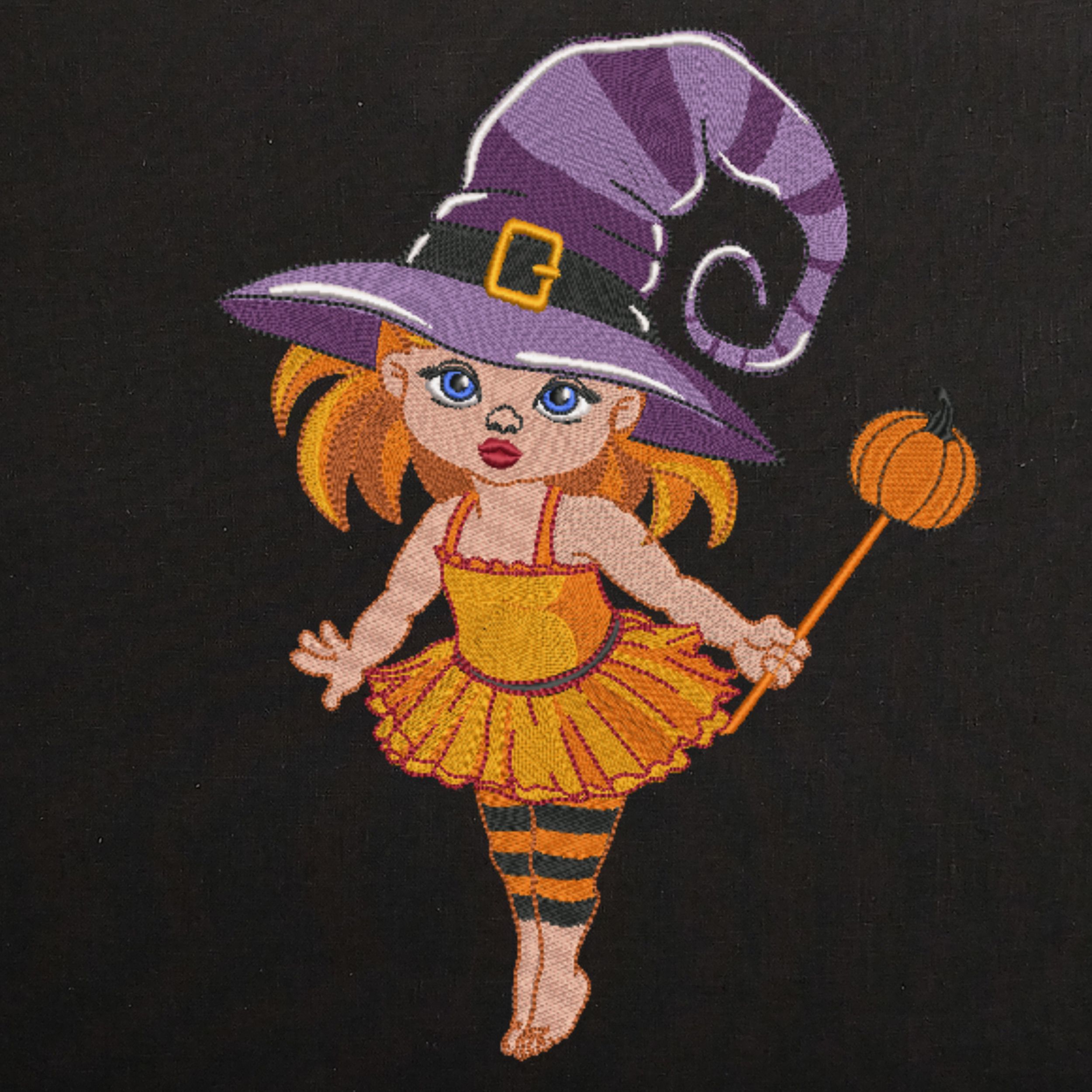 Halloween Witch & Princess pumpkin-3