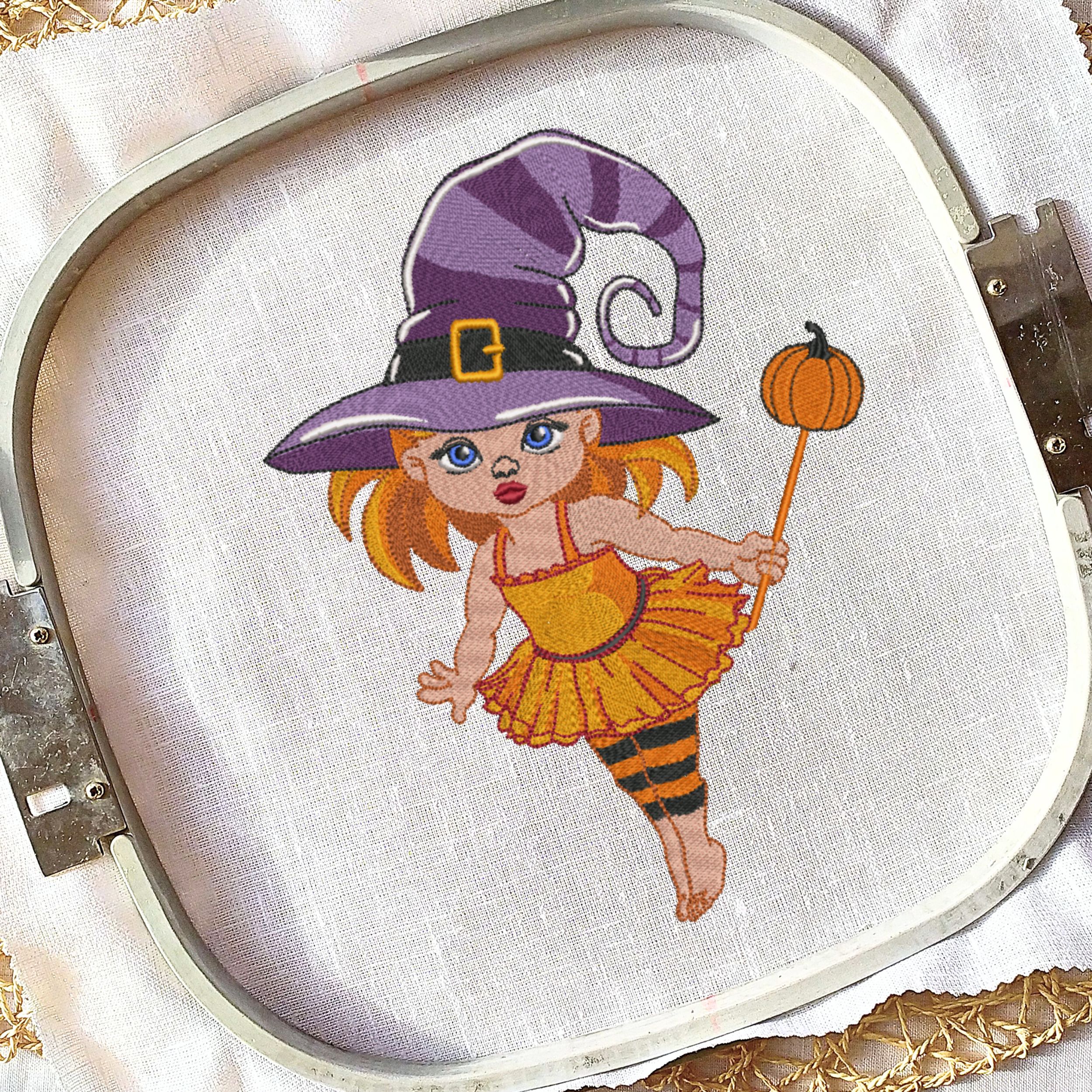 Halloween Witch & Princess pumpkin-6