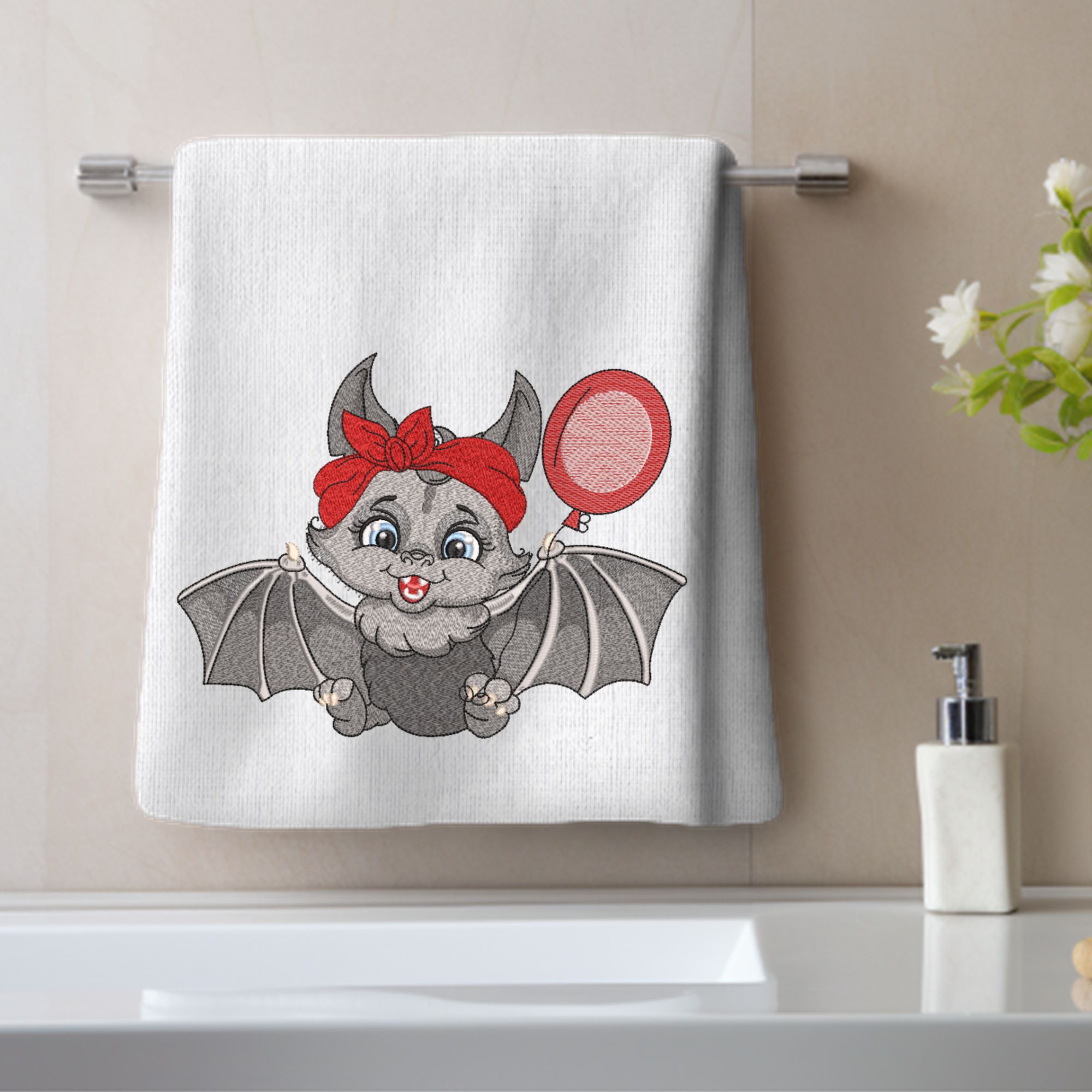 Cartoon Gray Bat Cute Baby Girl-9