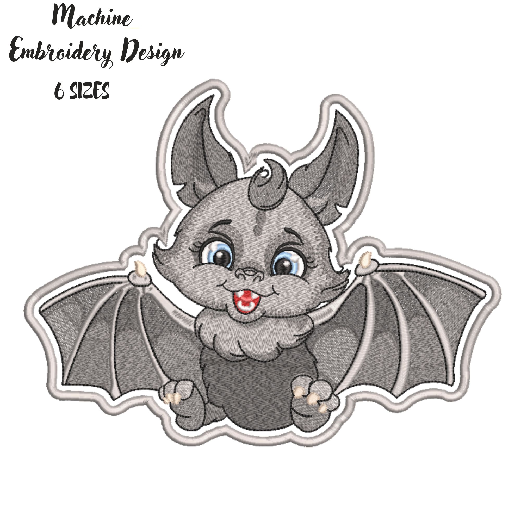 Applique or Patch Baby Bat 2-3