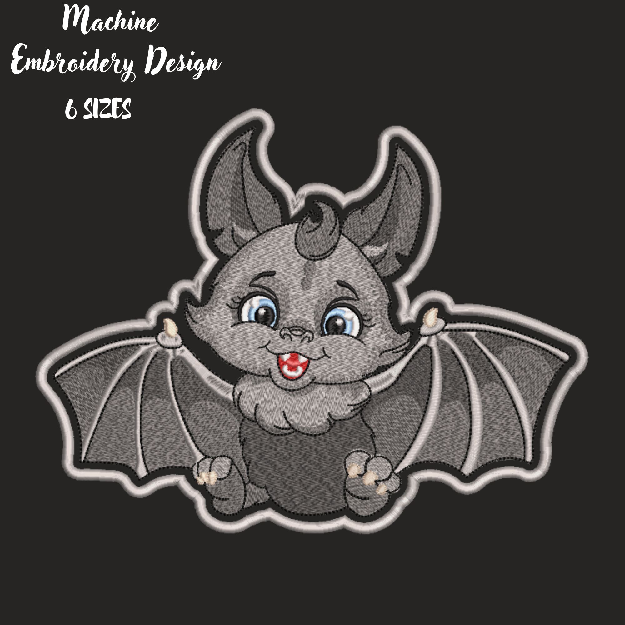 Applique or Patch Baby Bat 2-6