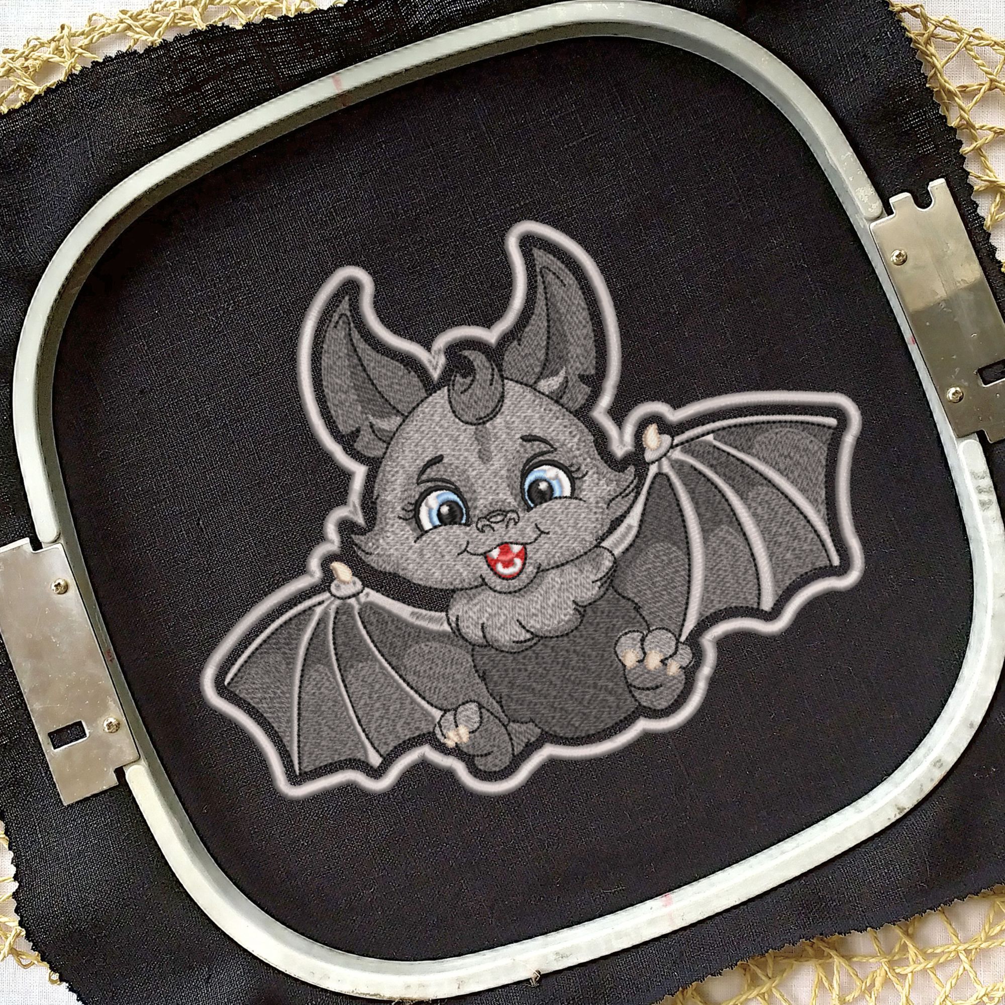 Applique or Patch Baby Bat 2-7