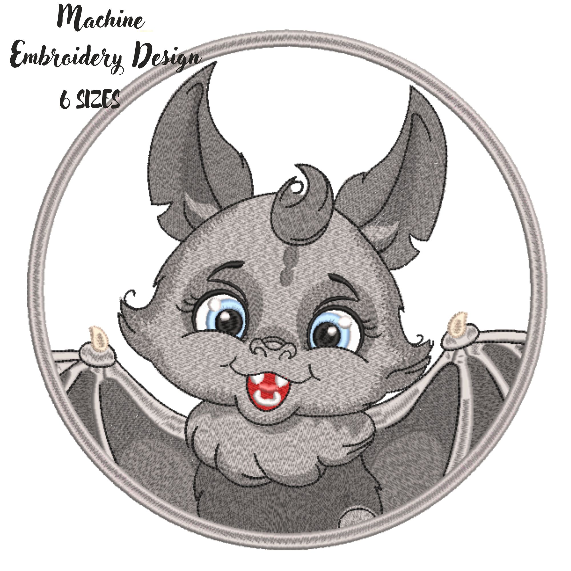 Applique or Patch Baby Bat-3