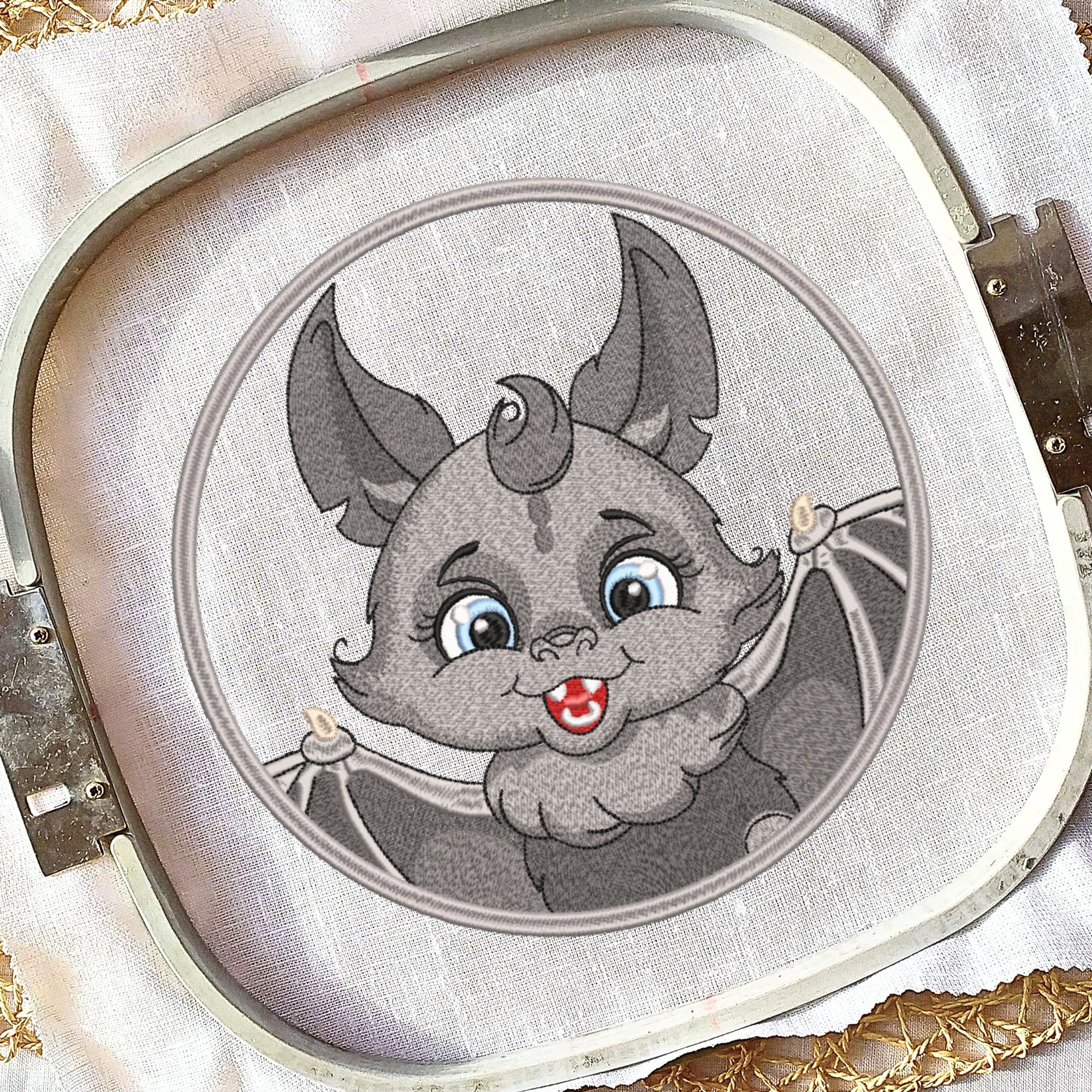 Applique or Patch Baby Bat-5