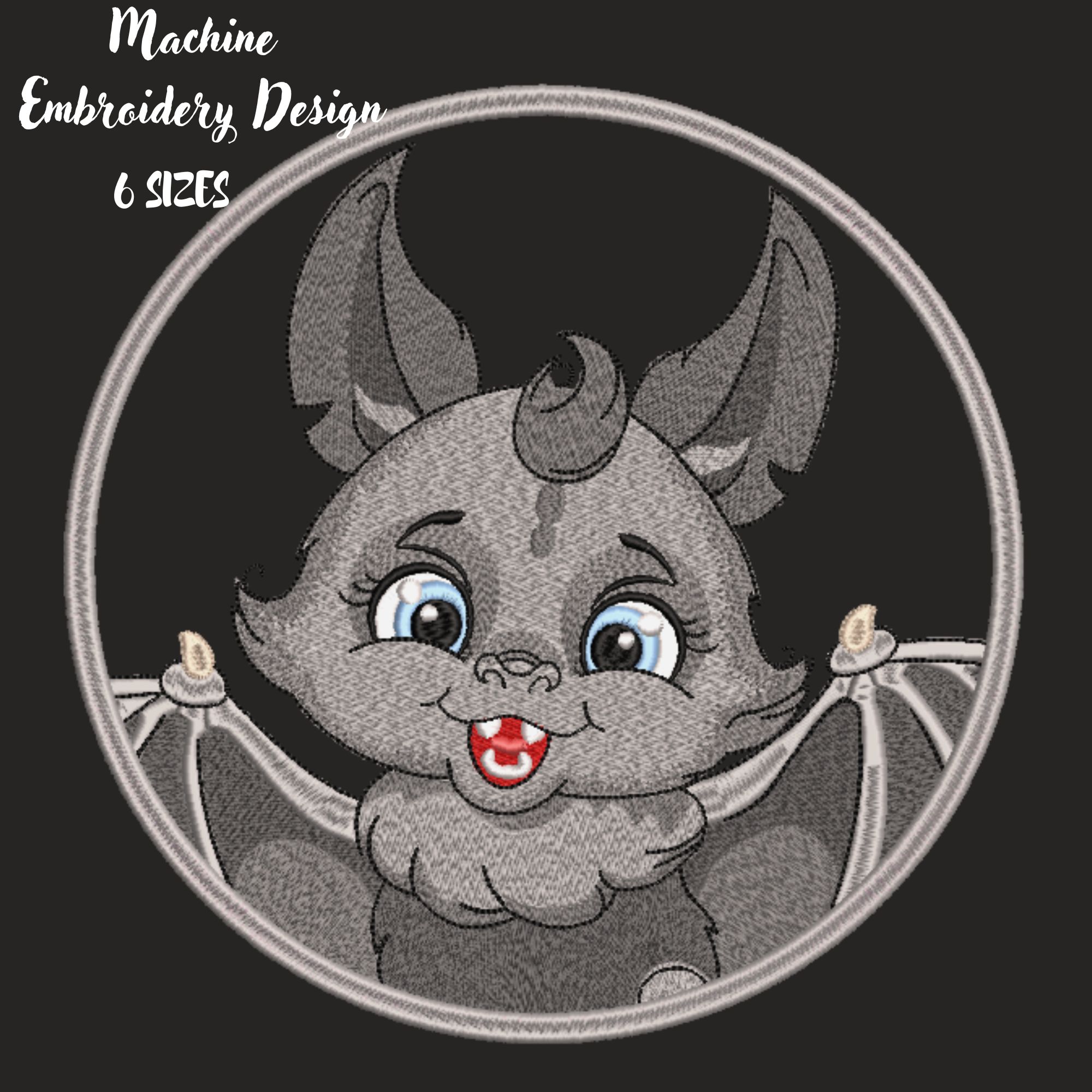 Applique or Patch Baby Bat-6