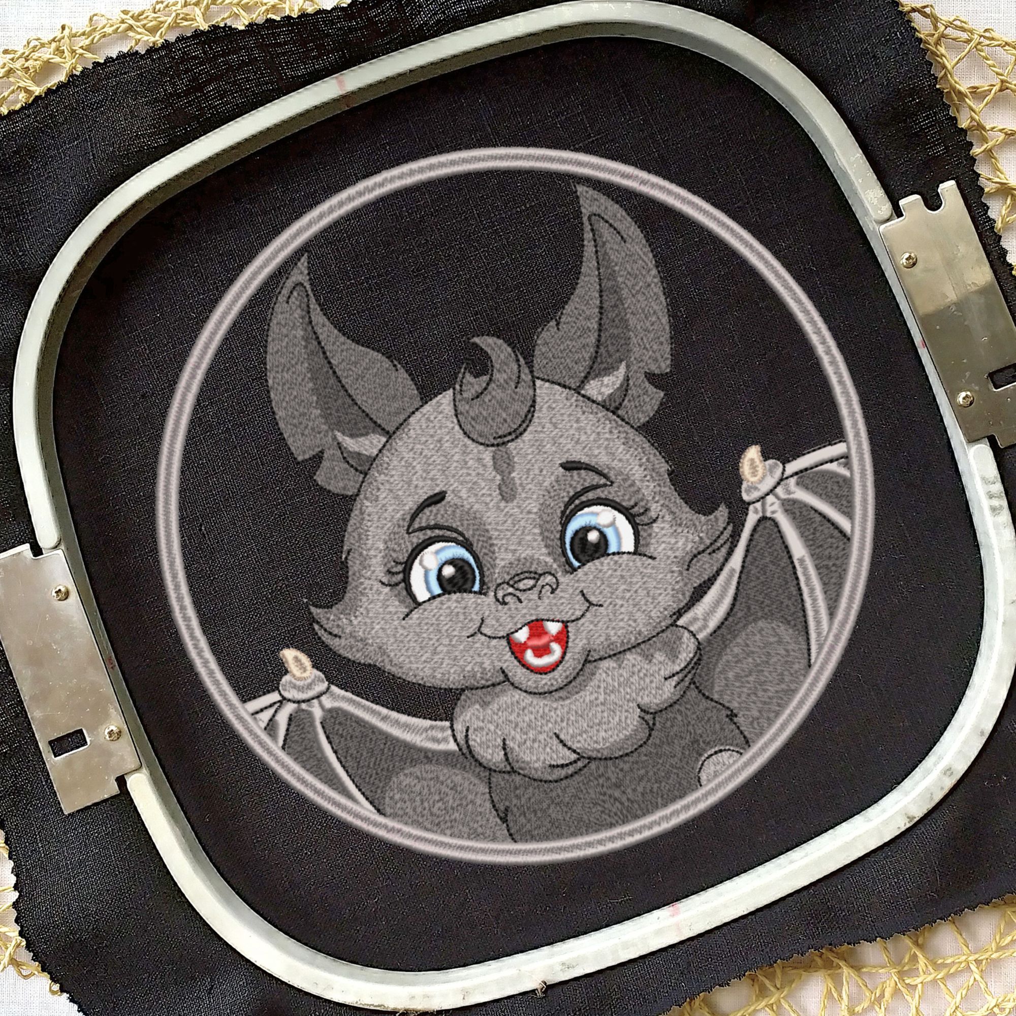 Applique or Patch Baby Bat-7