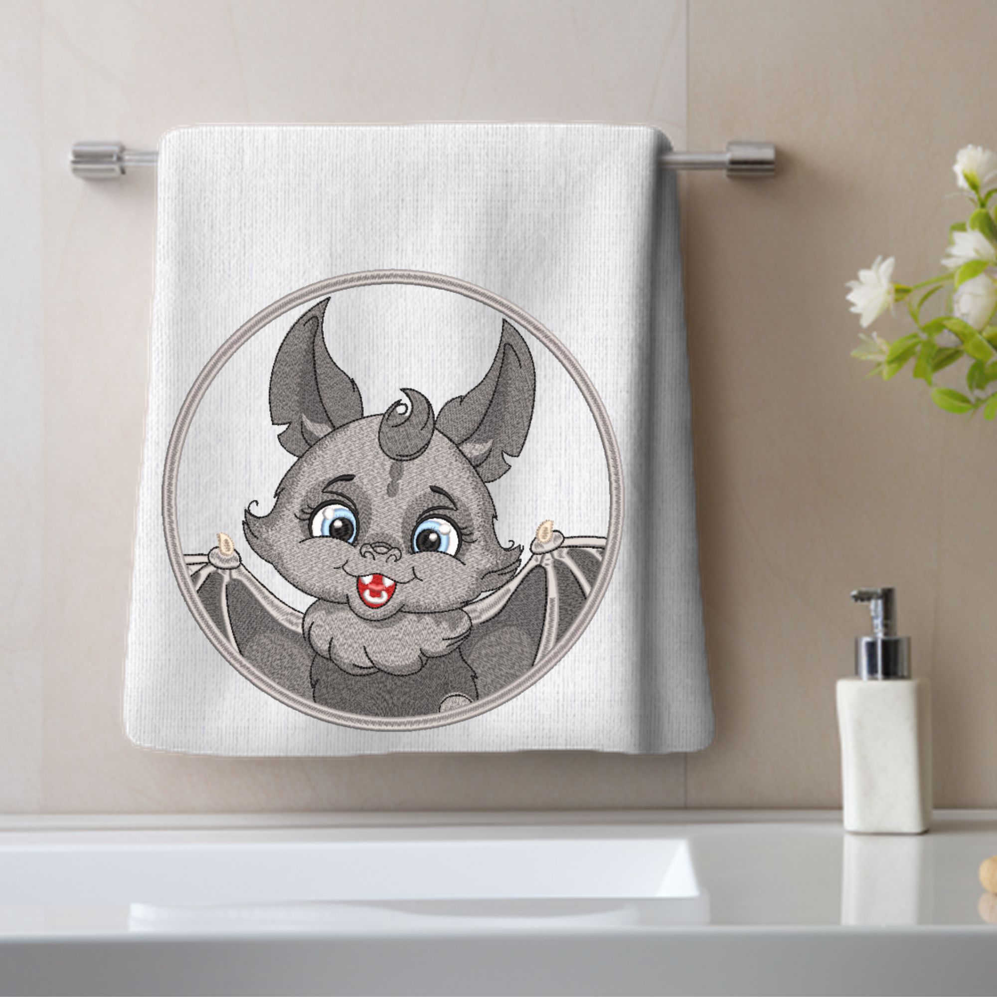 Applique or Patch Baby Bat-9