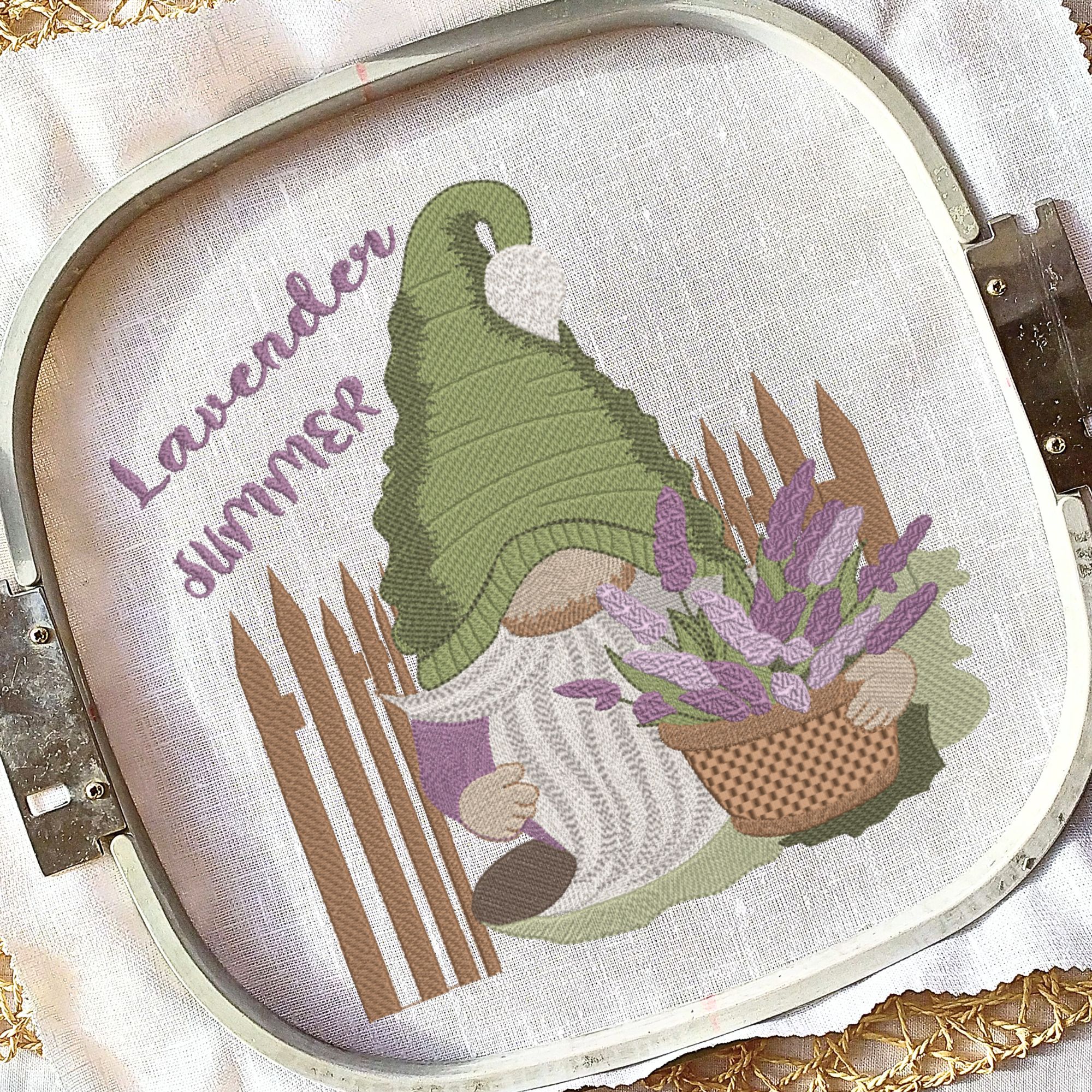Cute Summer Lavender Gnome-5