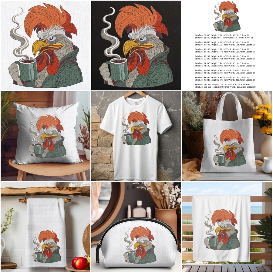 Grumpy Coffee Rooster