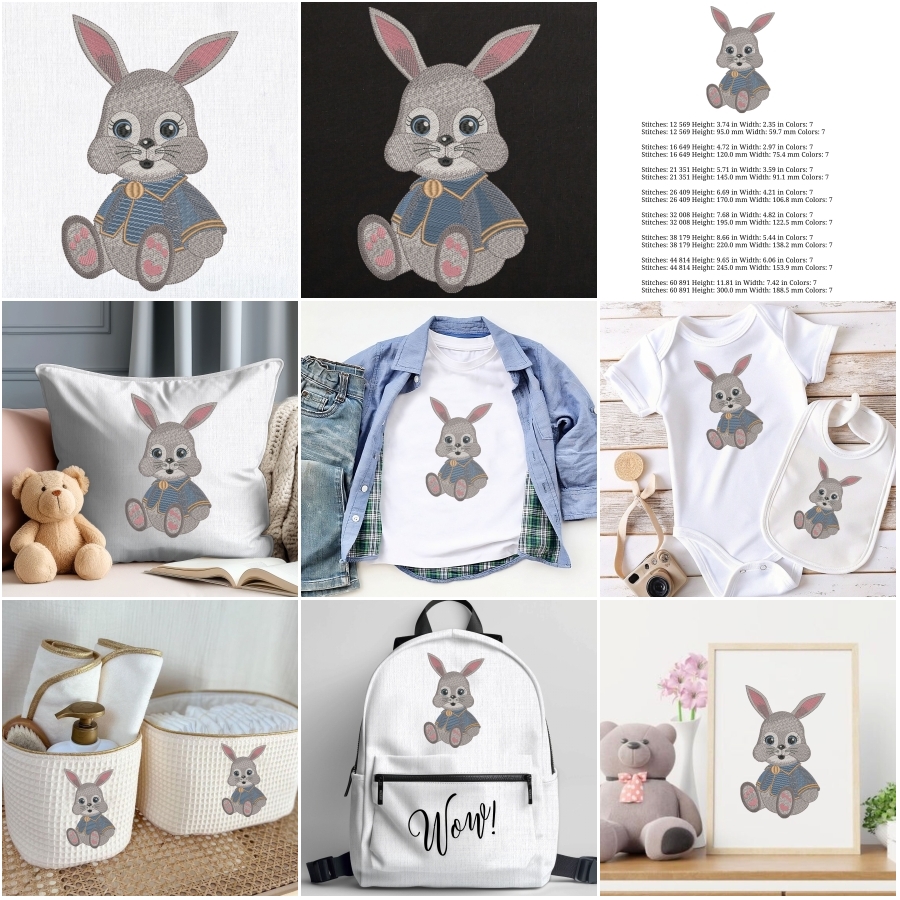 Cute Easter Baby Bunny Boy