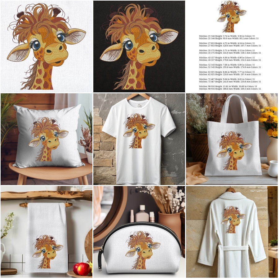 Cute Baby Giraffe face
