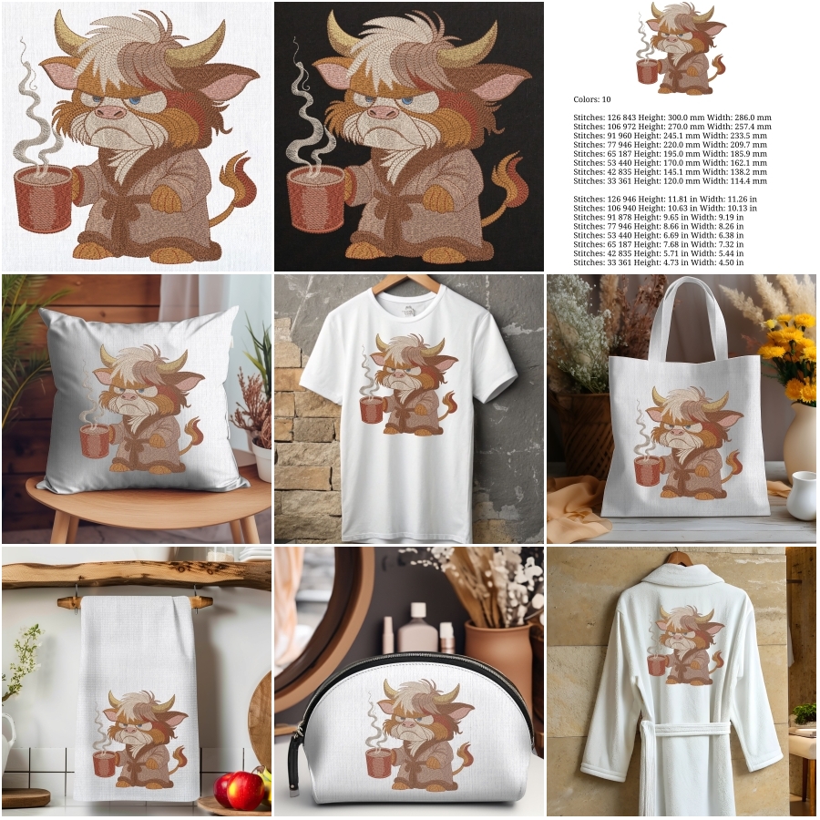 Grumpy Coffee Bull