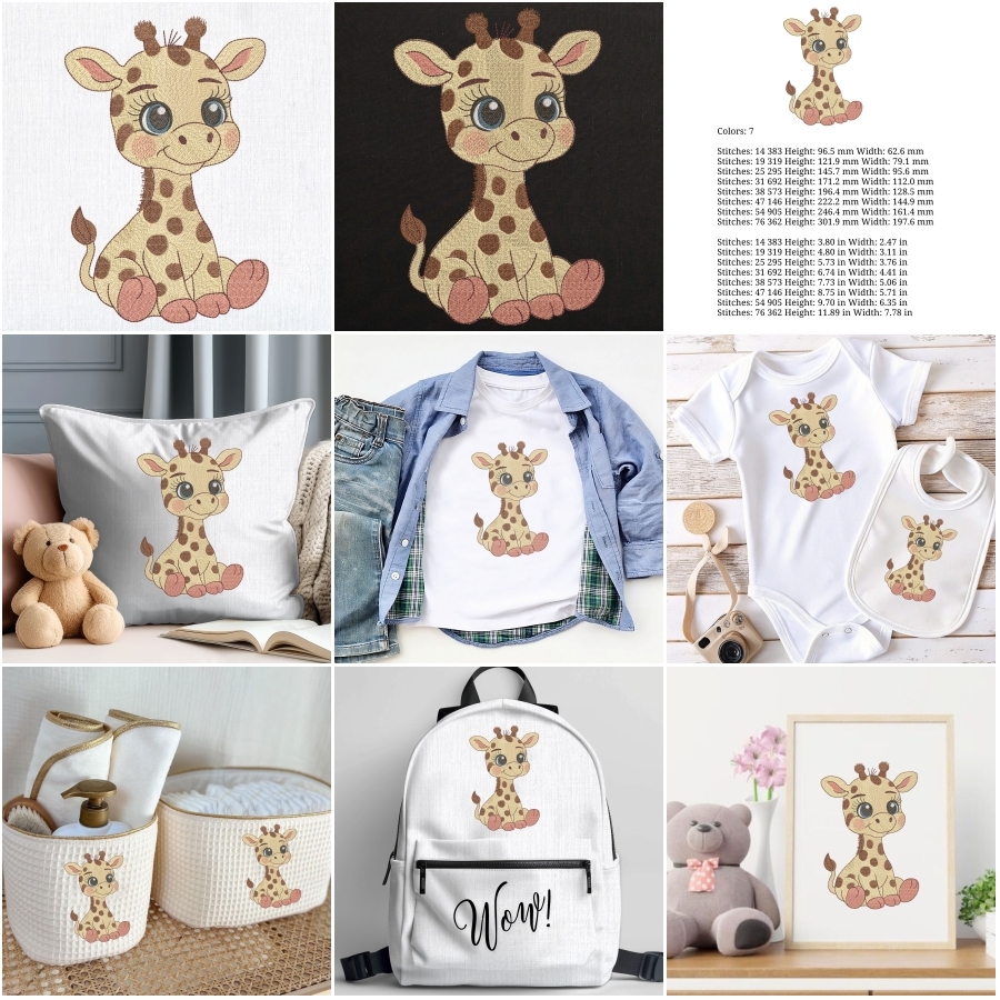 Cute Safari Baby Giraffe
