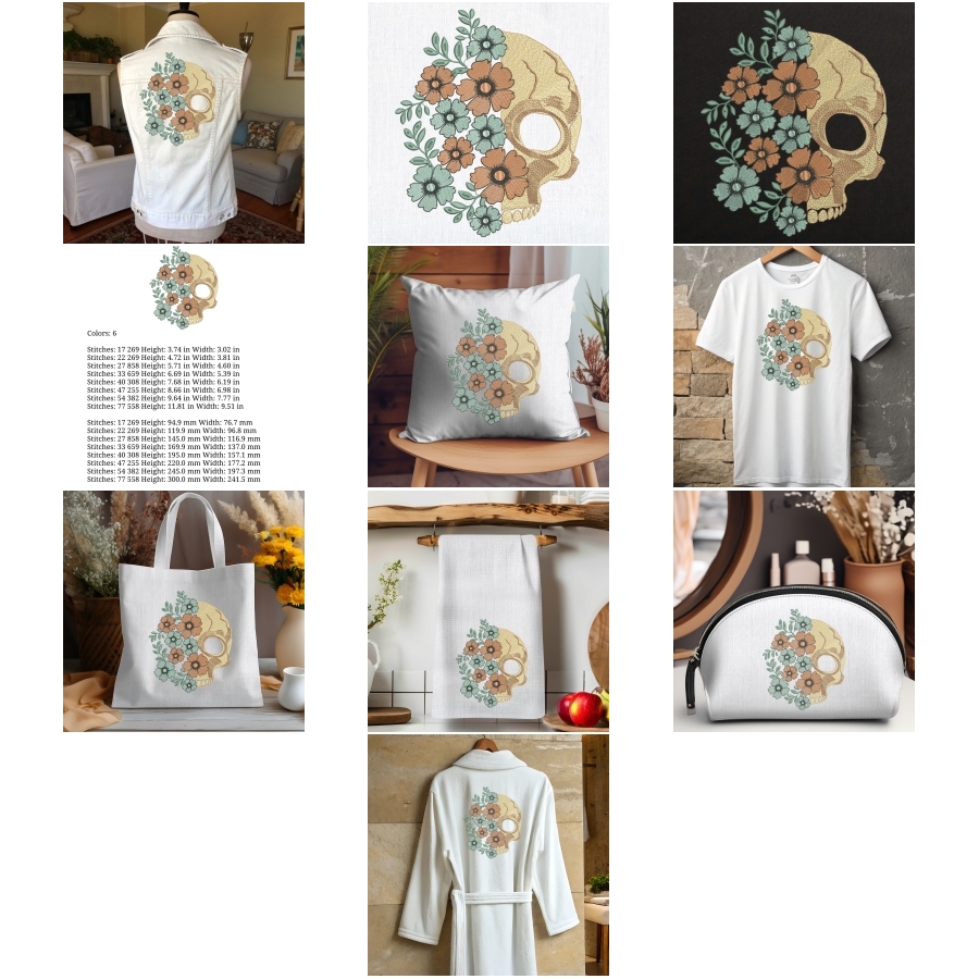 Floral Skull