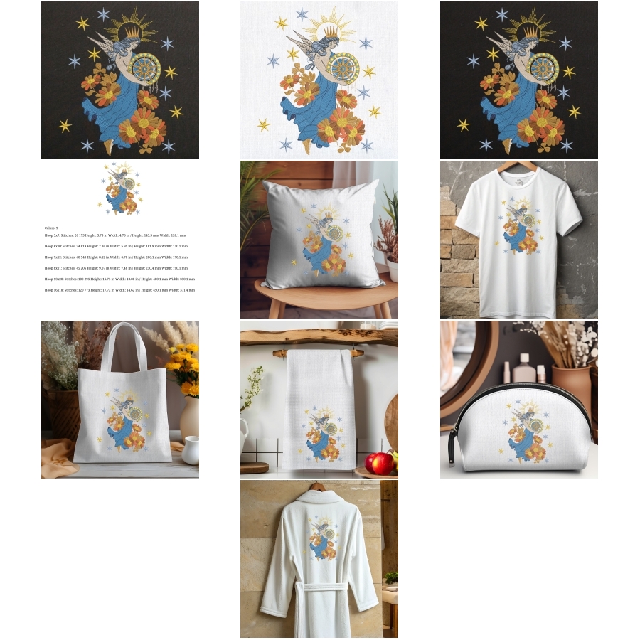 Celestial Crowned Goddess