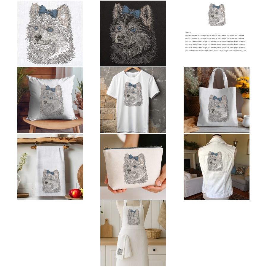 Realistic Husky Puppy