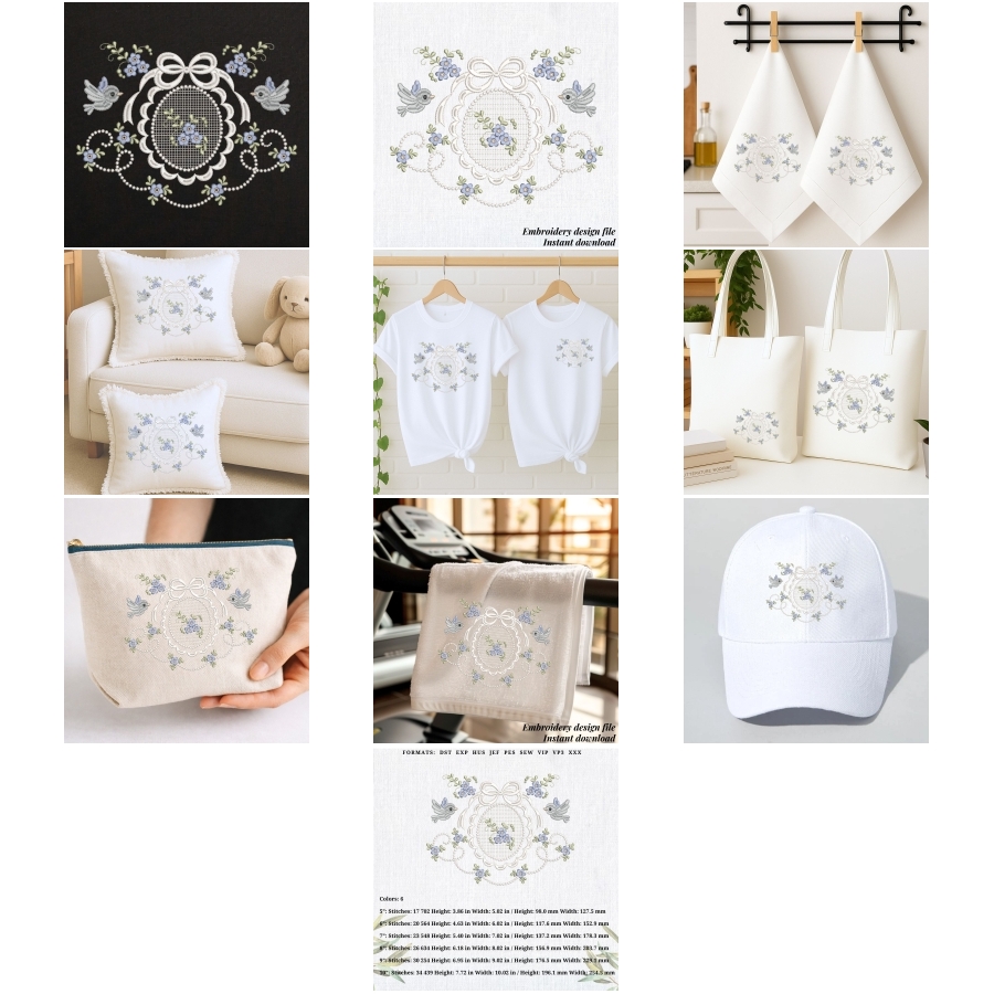 Baby boy Floral bow frame