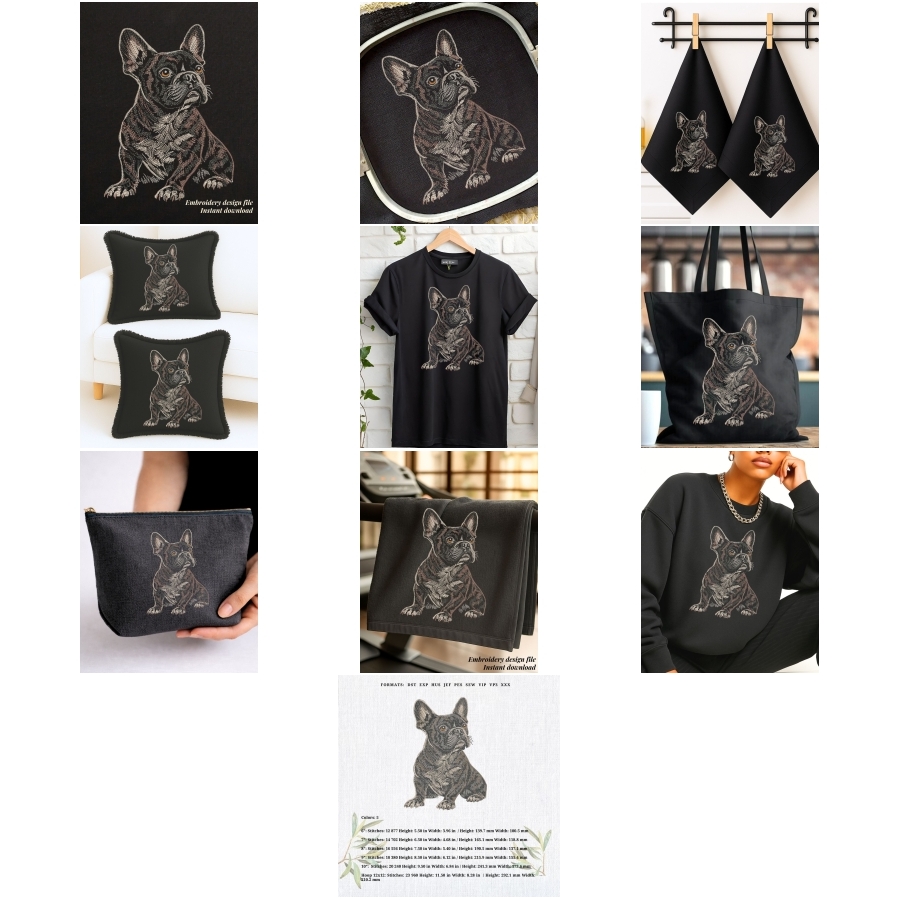 Realistic French Bulldog