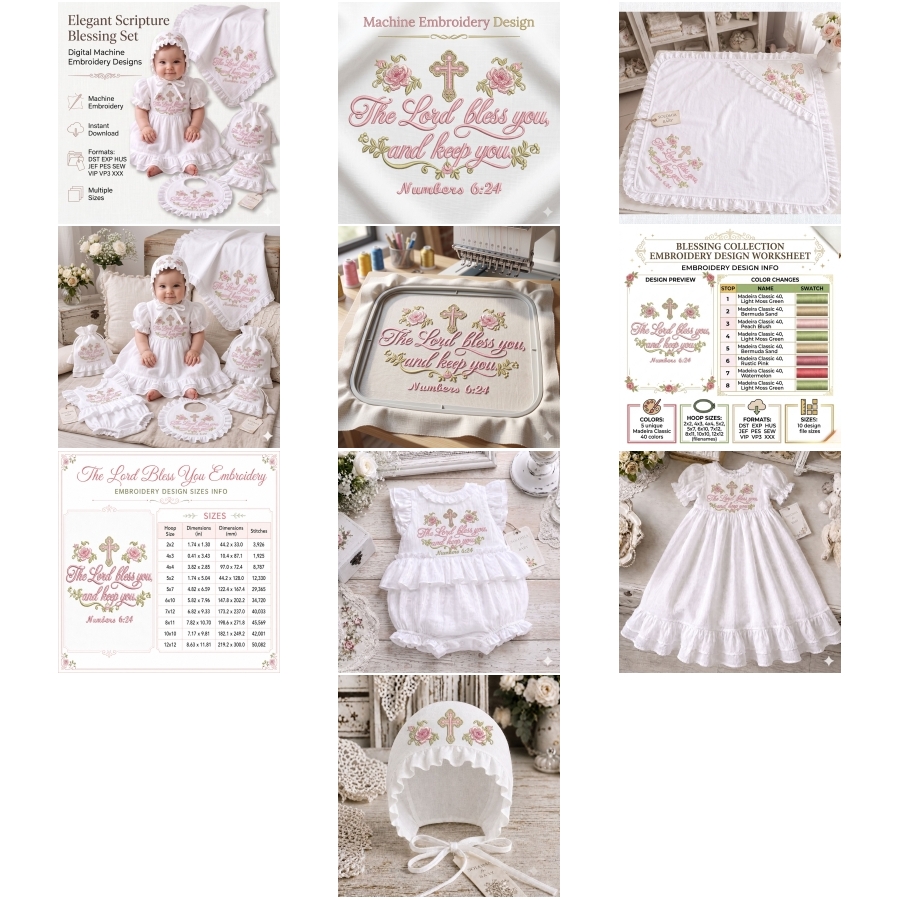 Baptism Bible Verse Baby Blessing
