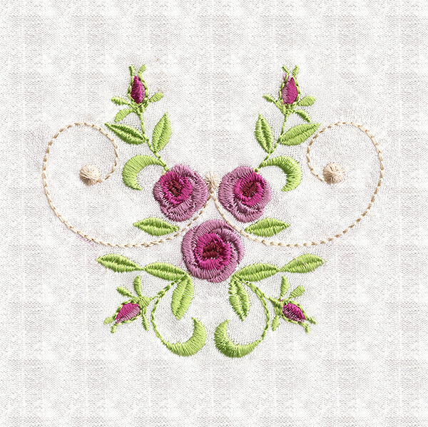 ROSE BULLION QUILT BLOCKS-11